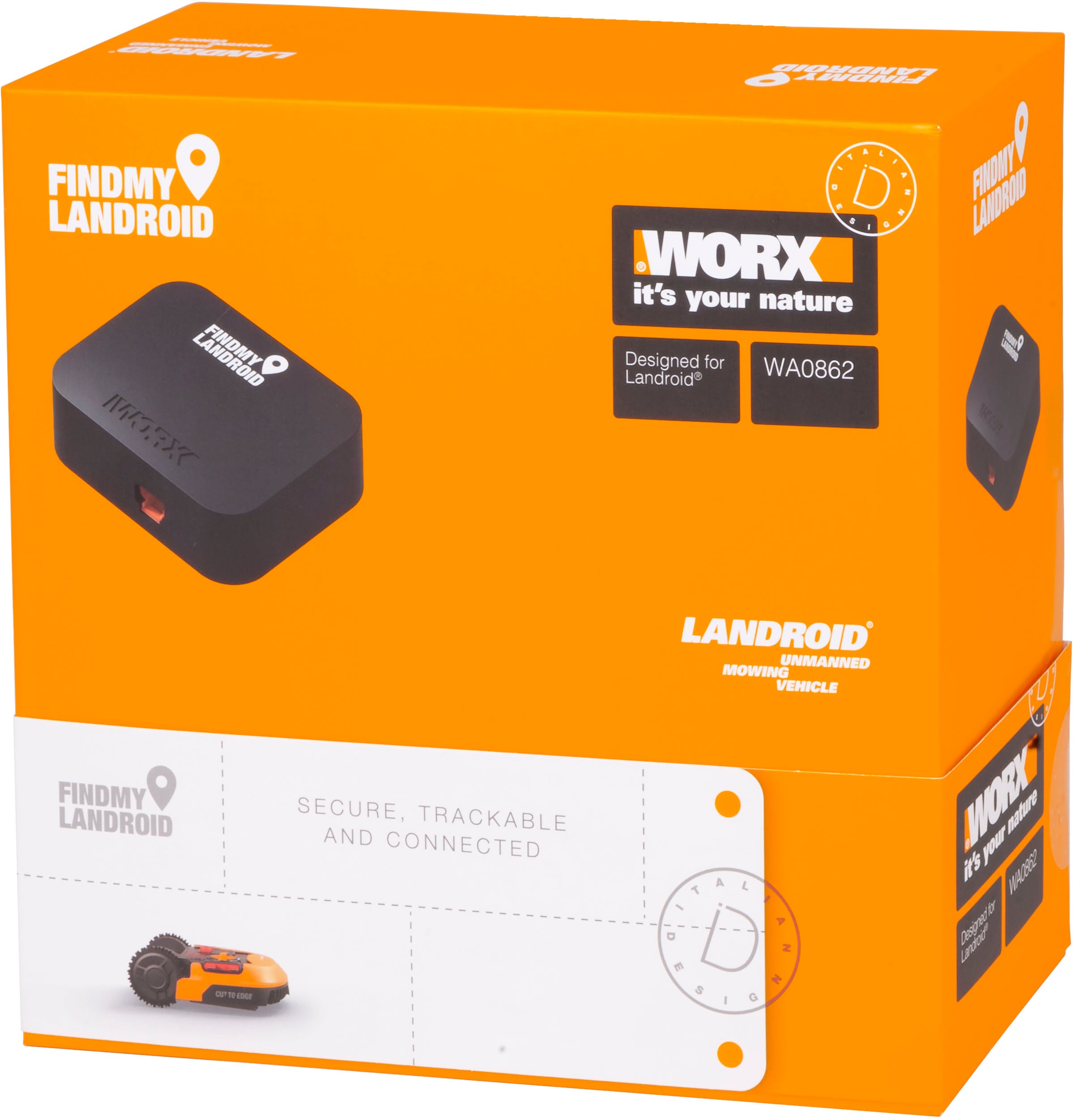 Worx GPS-Ortungsgerät »WA0862 Find My Landroid«, Landroid Mähroboter Navigator, Schutz vor Diebstahl