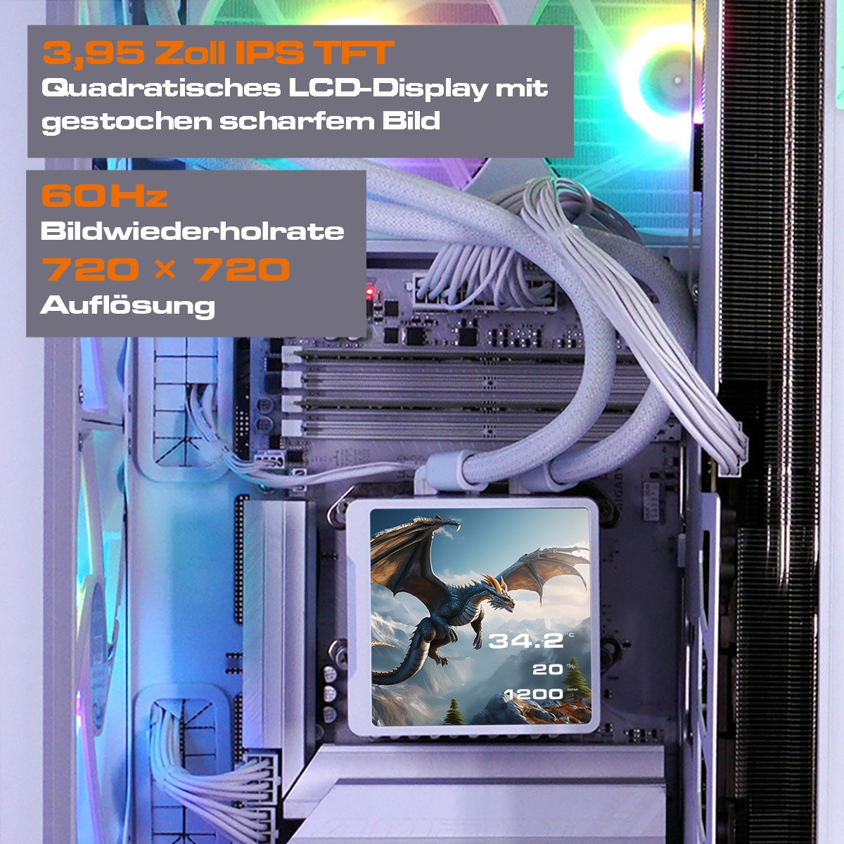Cougar Gaming-PC »OmnyX WT 8127 AMD Ryzen 7 9850X3D 32GB DDR5 2TB SSD RTX 5080« Windows 11, DDR5 RAM, Wasserkühlung