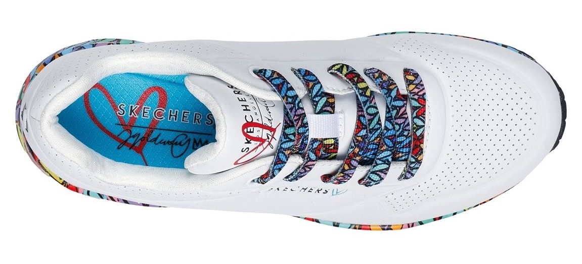 Skechers Sneaker »UNO«, Plateausneaker, Schnürschuh mit Keilabsatz