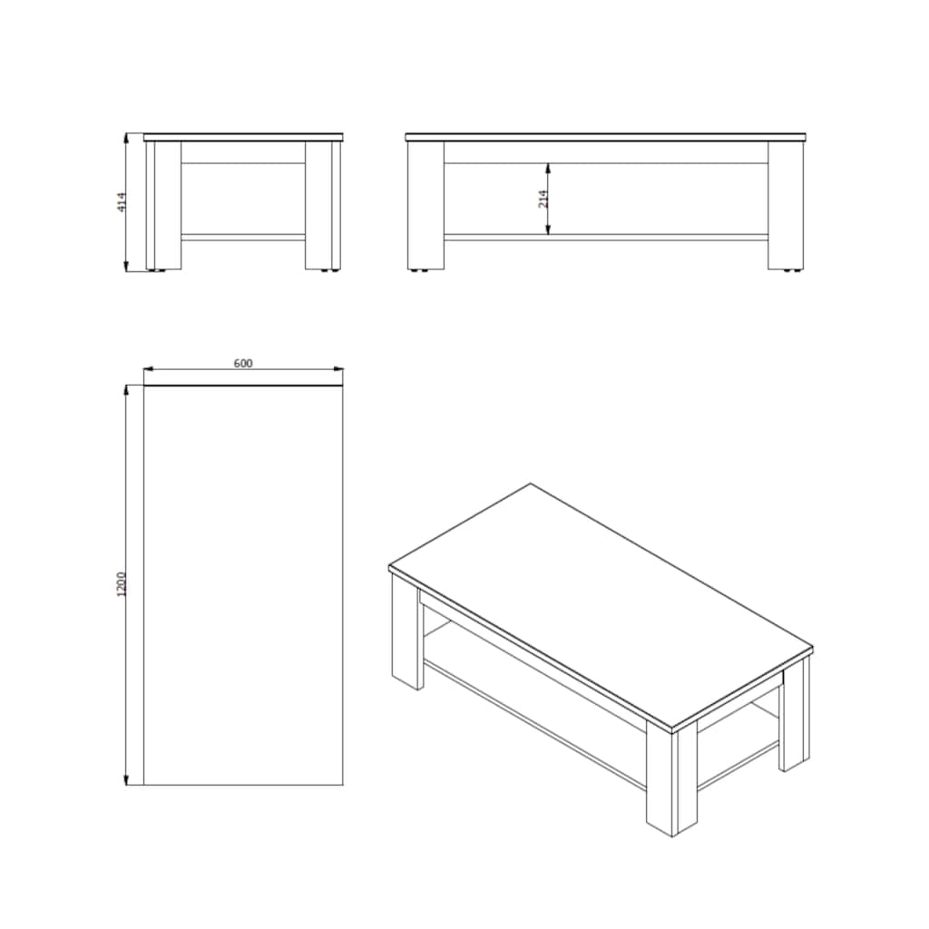 Home affaire Couchtisch »Oscar CT«