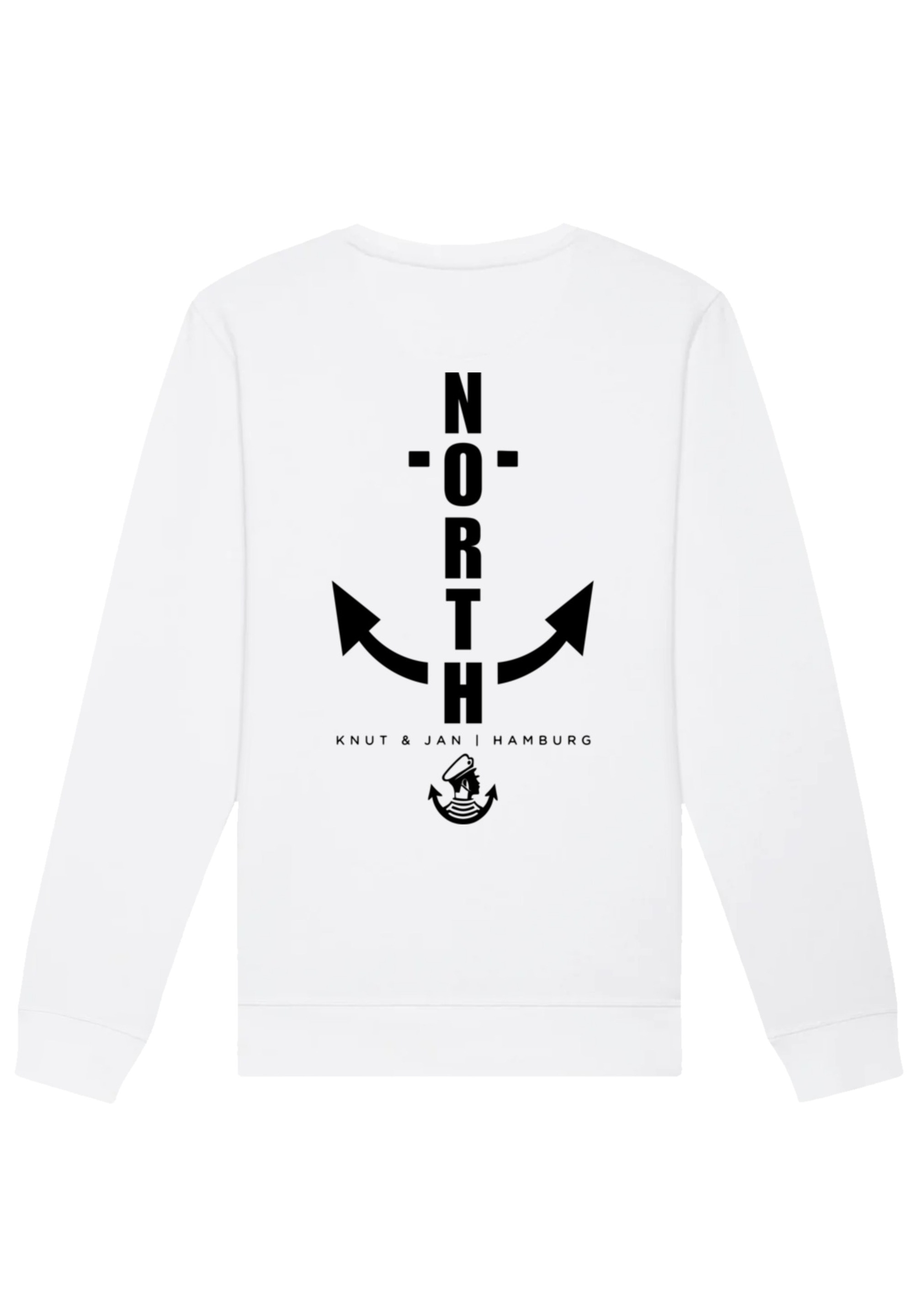 F4NT4STIC Sweatshirt "North Anchor Knut & Jan Hamburg", Print