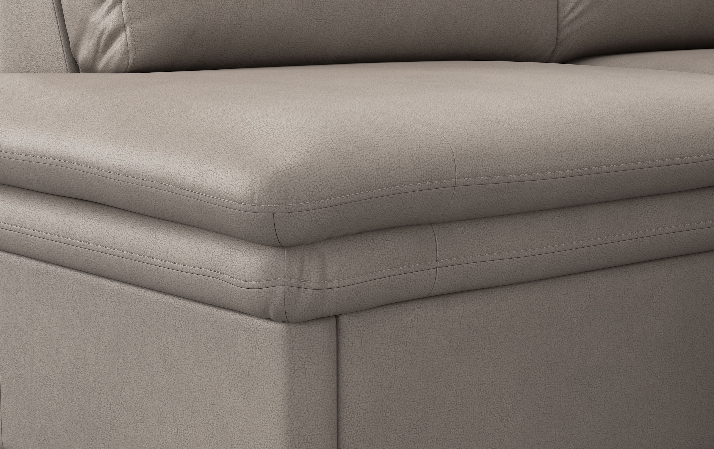COTTA Ecksofa »Leandra L-Form«, wahlweise mit Bettfunktion & Bettkasten