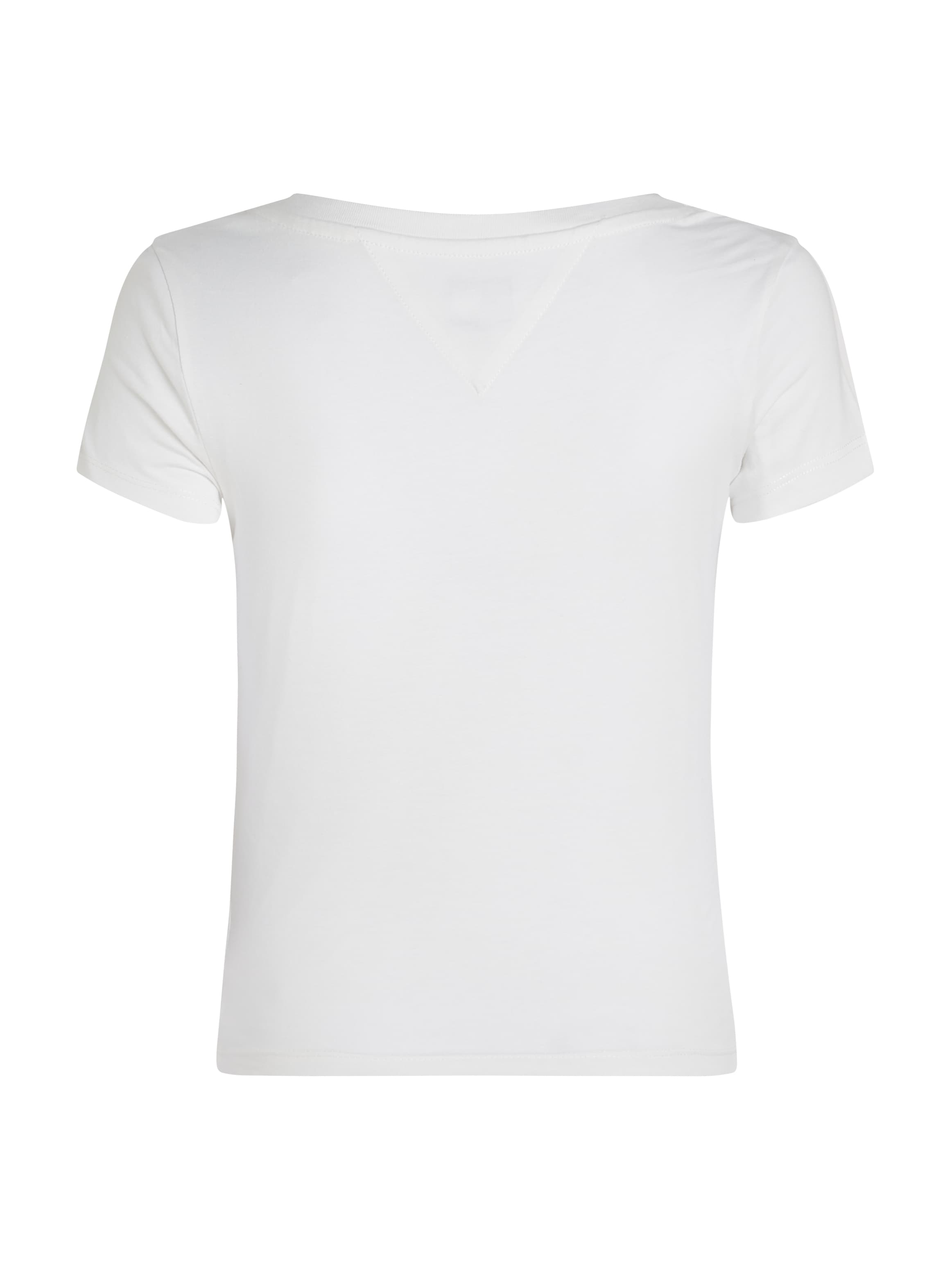 Tommy Jeans T-Shirt »TJW 2PACK V-NECK TEE«, (Packung, 2 tlg., 2-er Pack), mit Logostickerei