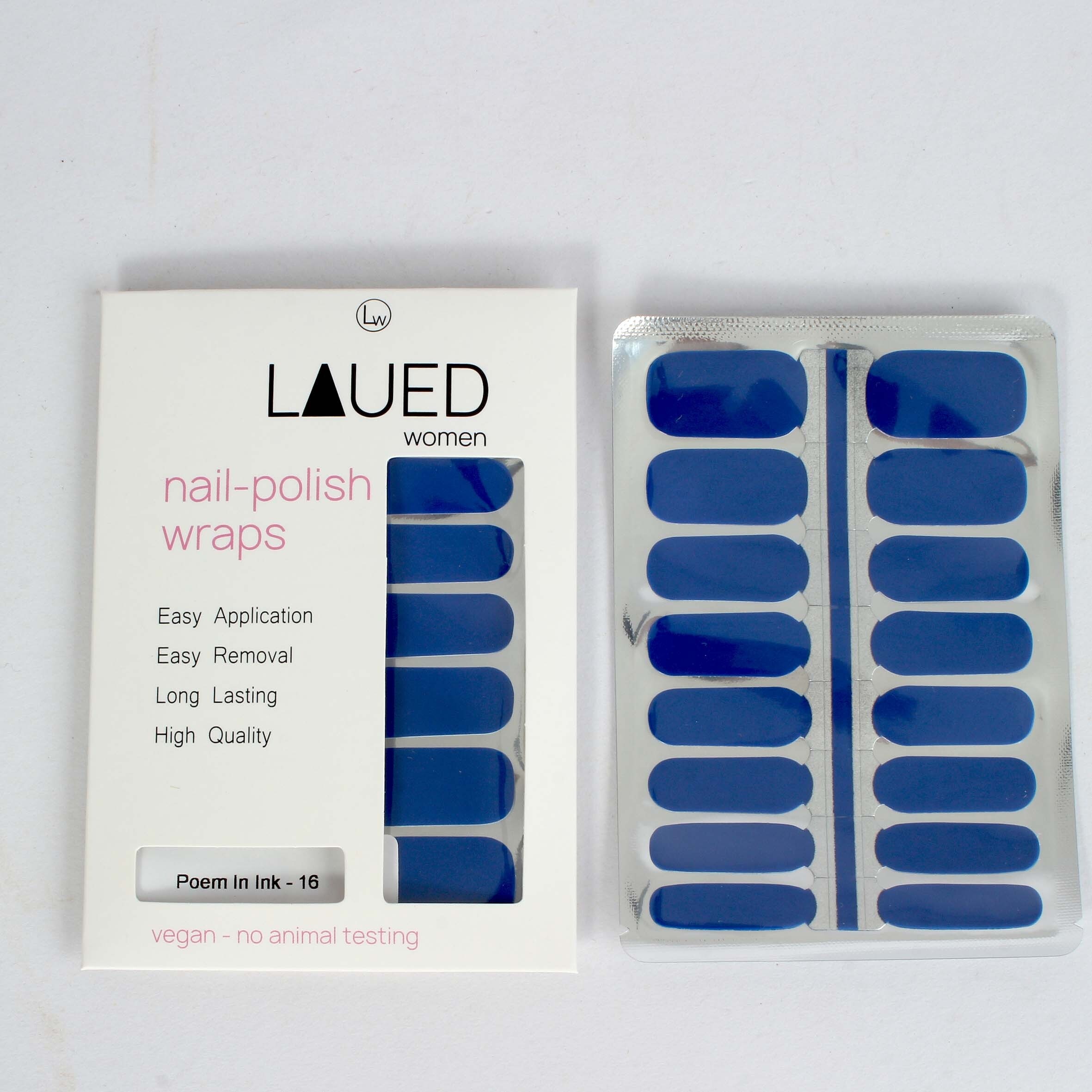 Vargu Nageldesign Zubehör »solid blue«, aus zertifizierter Produktion (SGS / SEDEX) und Material (FSC)