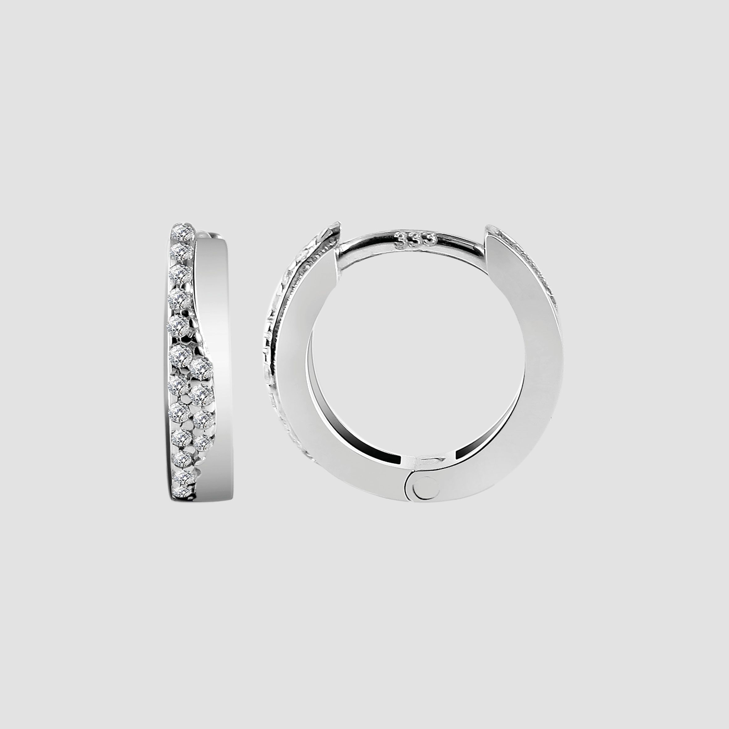 Adelia´s Klappcreolen "Damen Ohrringe – Klappcreole aus 333 Gold mit Zirkon günstig online kaufen