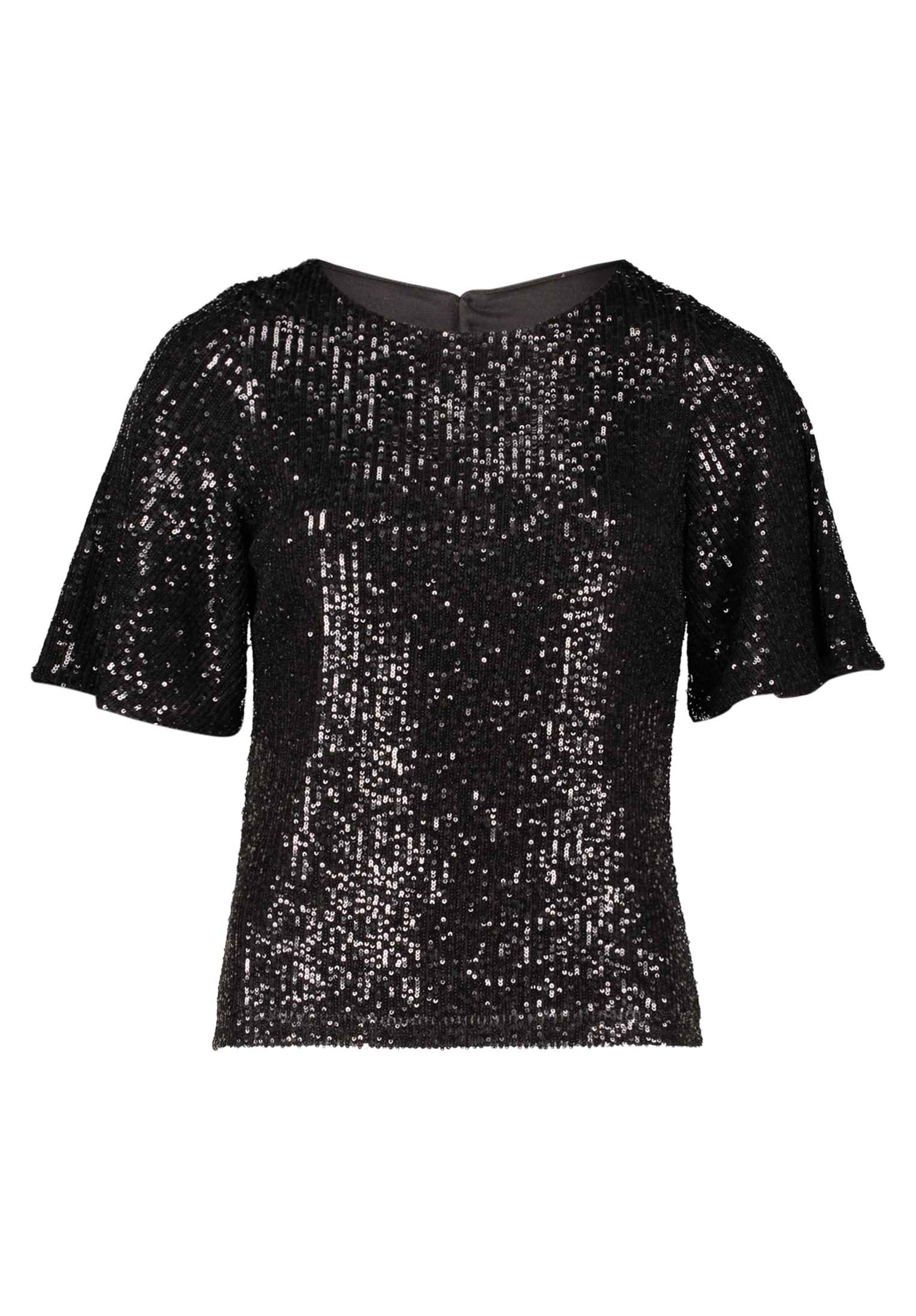 Vera Mont Kurzarmshirt »Vera Mont Damen Pailletten-Bluse mit Flügelärmeln«, (1 tlg.), Pailletten