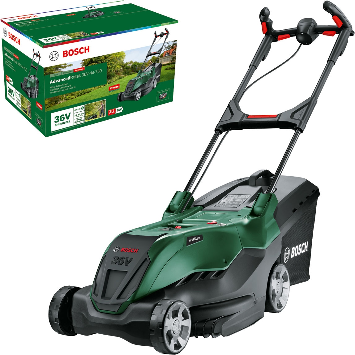 Bosch Home & Garden Akkurasenmäher »AdvancedRotak 36V-44-750« ohne Akku und Ladegerät