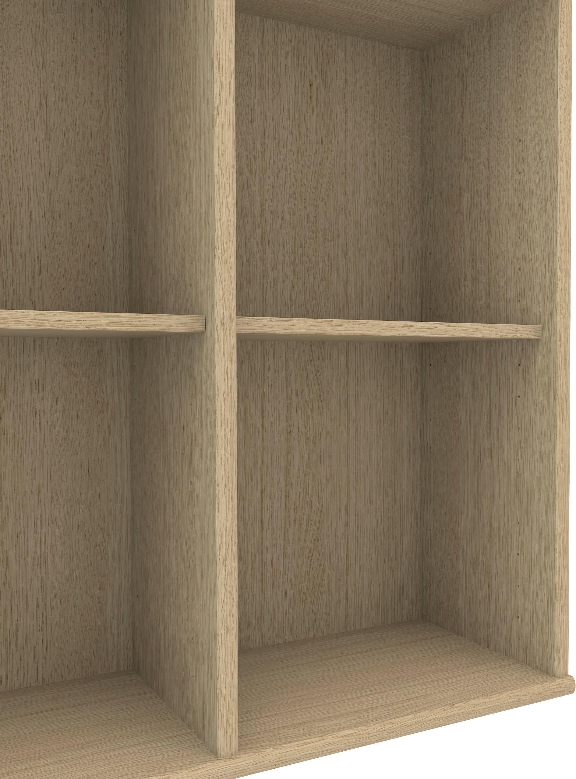 Hammel Furniture Regal »Mistral, Hochwertig Hängeregal, Wandregal, Verstellbar Einlegeböden«, B:70 cm, T:27 cm, anpassungsbar Designmöbel