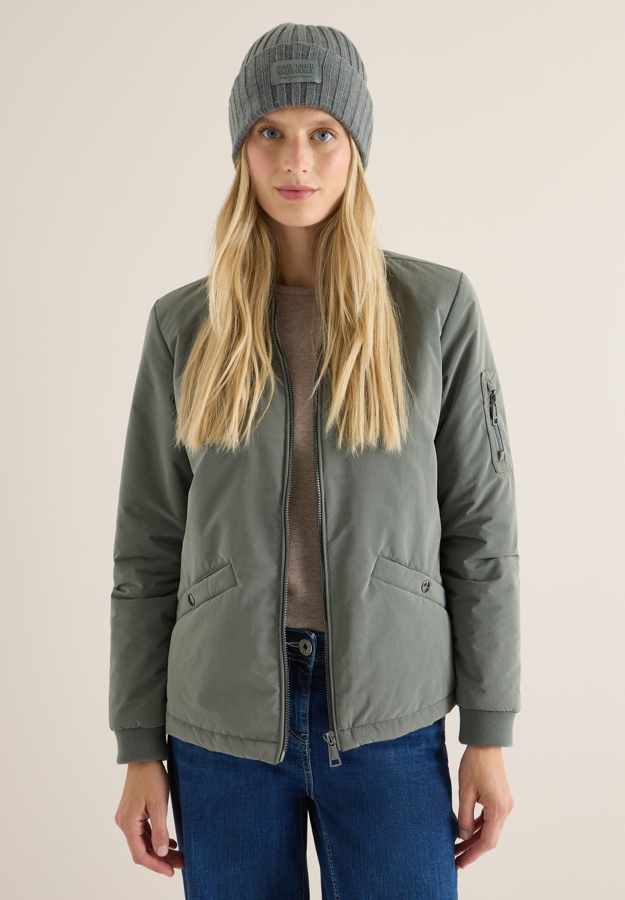 Cecil Strickmütze in Ripp Optik günstig online kaufen