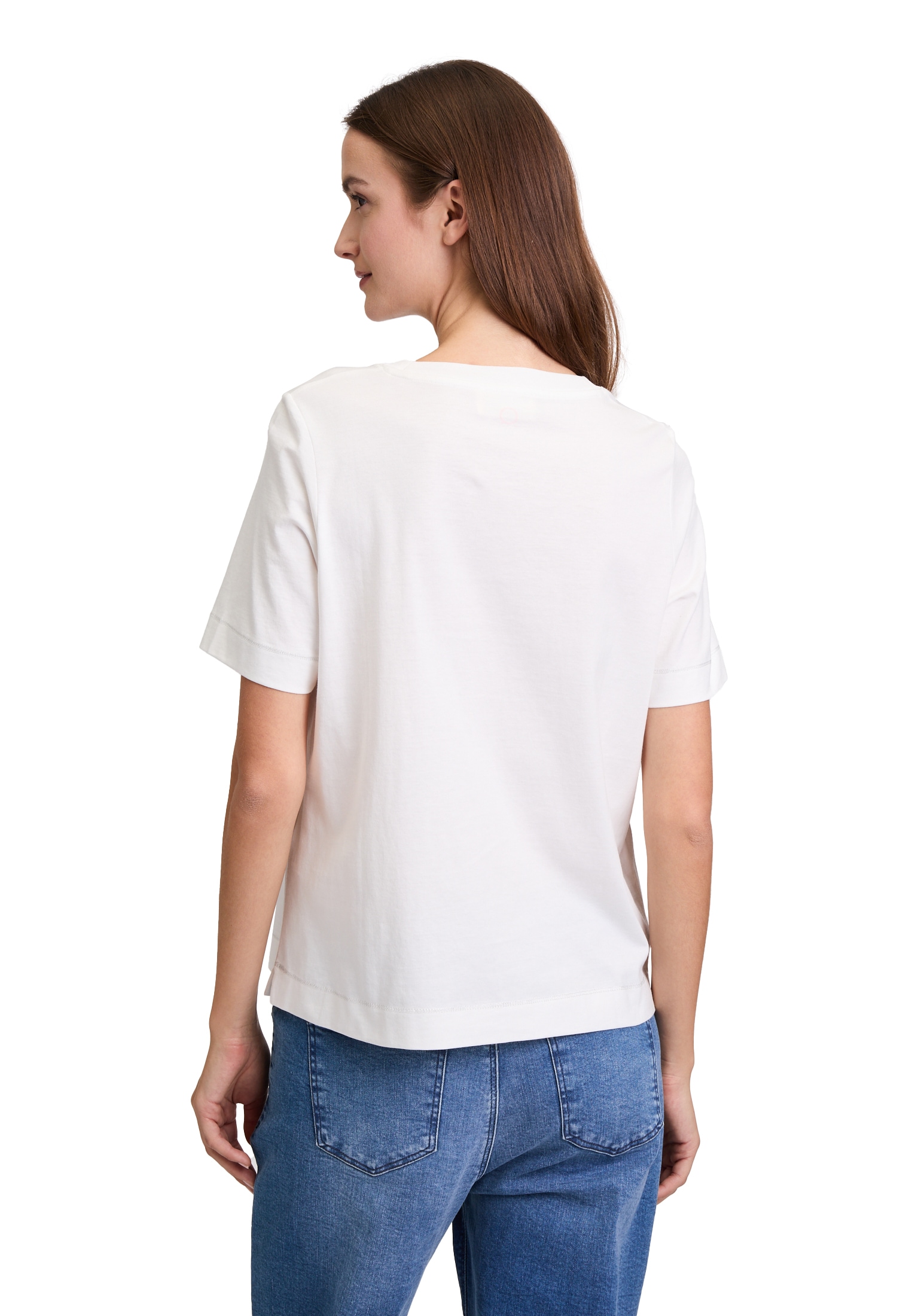 Cartoon Kurzarmshirt »Cartoon Damen Printshirt mit Rundhalsausschnitt«, (1 tlg.), Hotfix