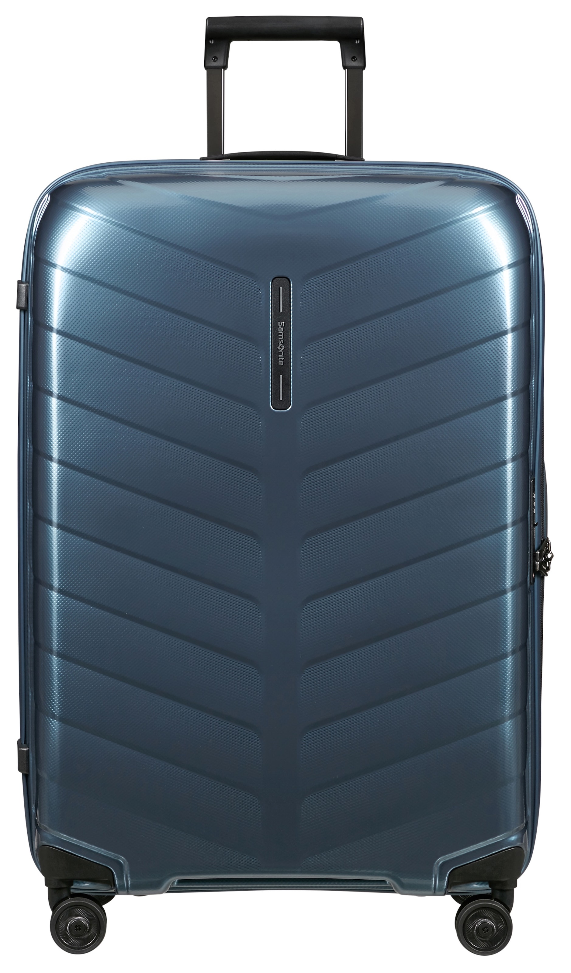 SAMSONITE Hartschalen-Trolley "ATTRIX, verschiedene Größen und Farben", blau, Polypropylen, Strukturmuster, Koffer, aus Polypropylen, mit Bodenfach,