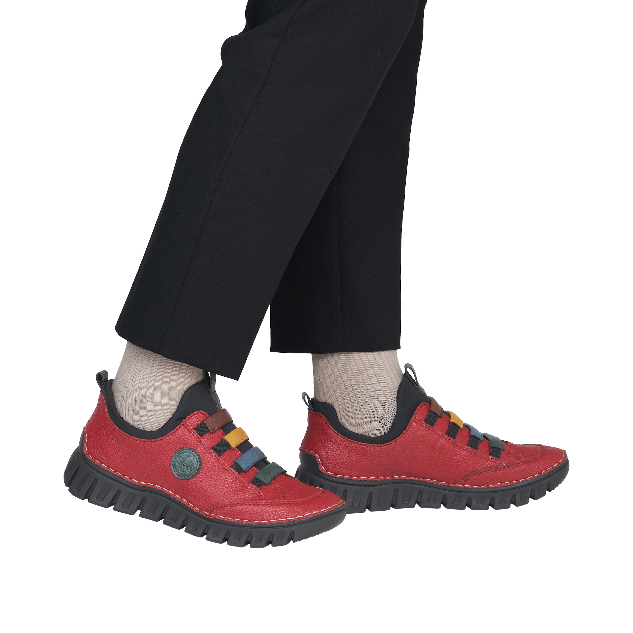 Rieker Slip-On Sneaker  Slipper, Schlupfschuh, Halbschuh mit elastischem Einstieg