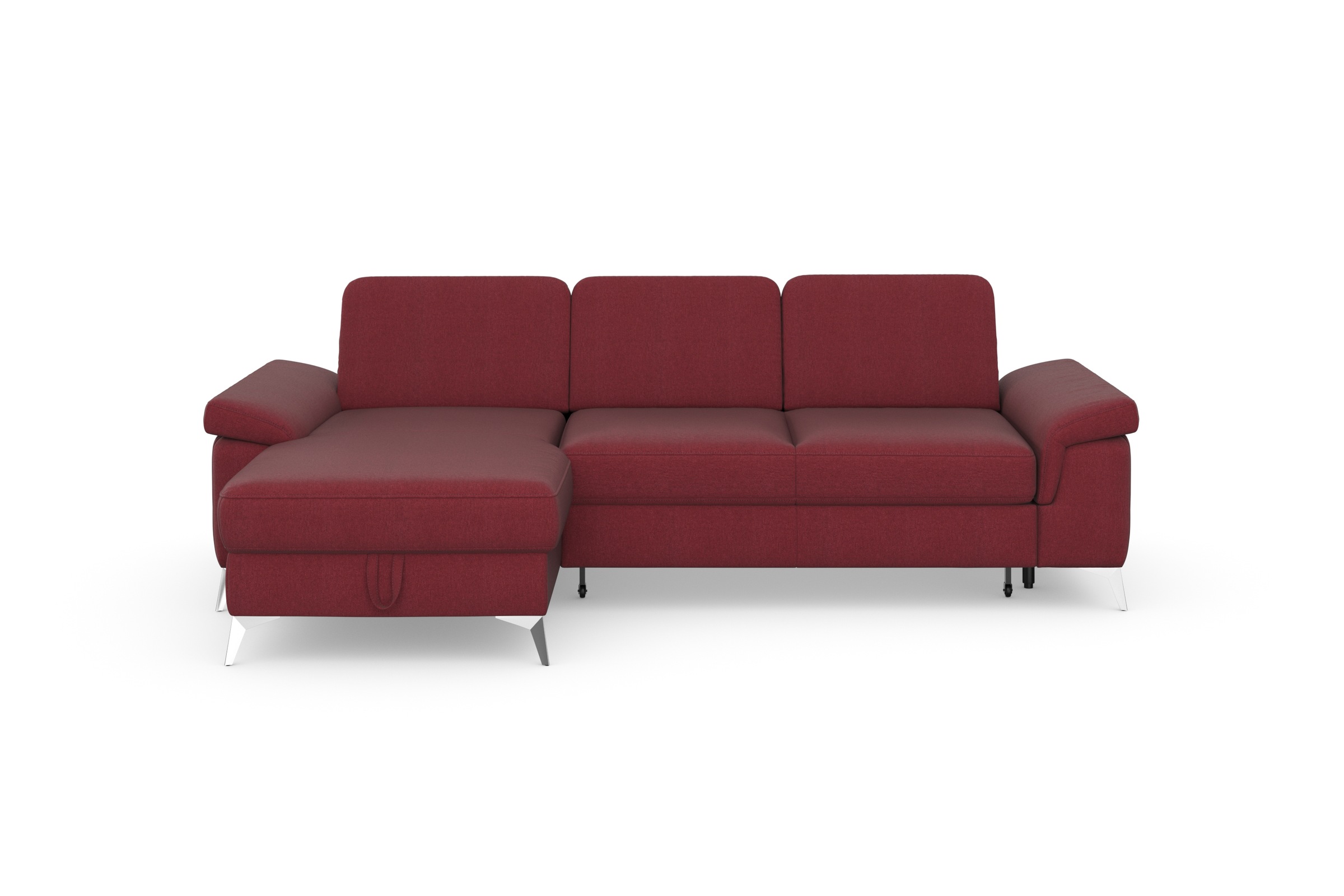 sit&more Ecksofa "Padua L-Form", inklusive Sitztiefenverstellung, Armteilfu günstig online kaufen