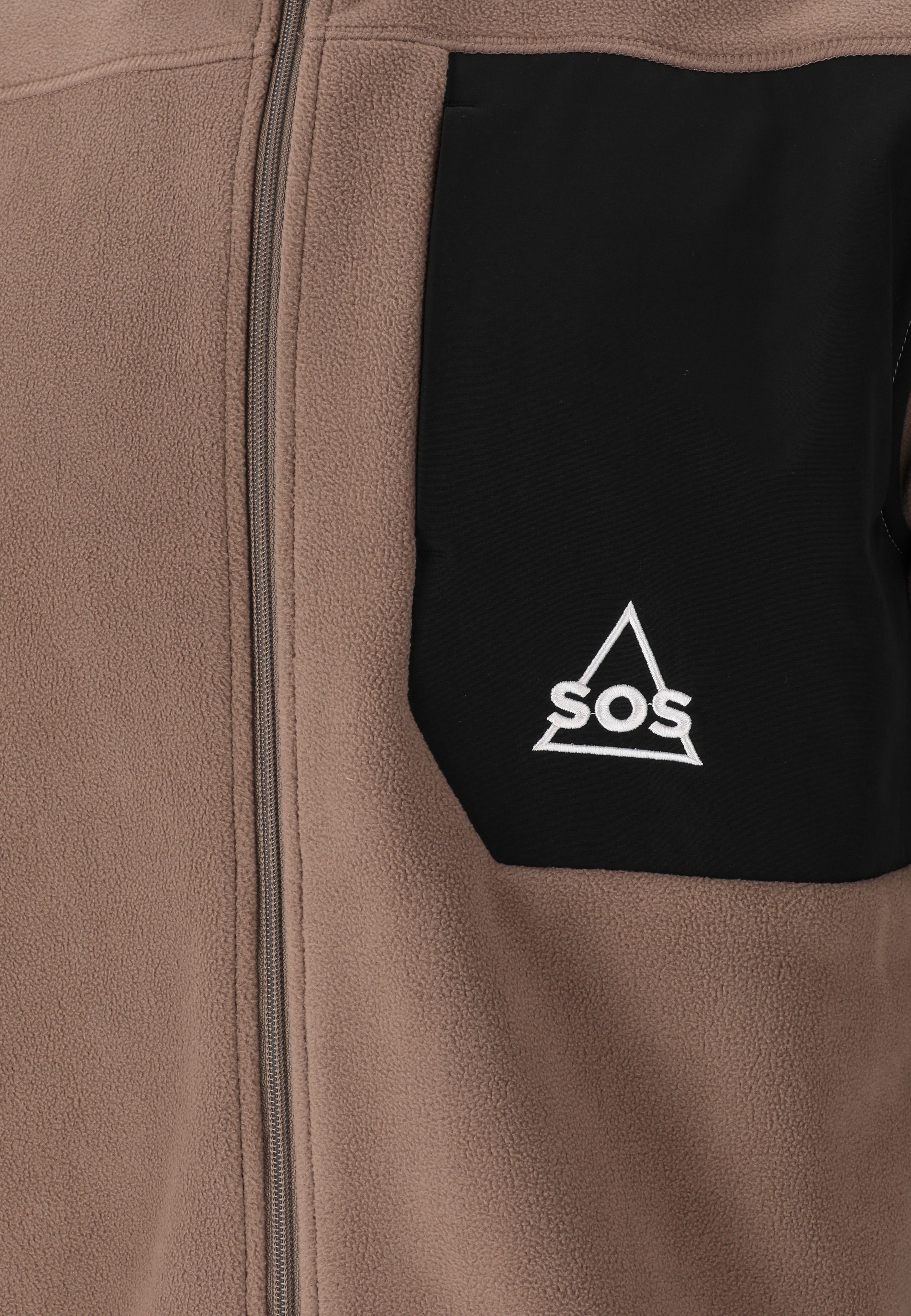 SOS Fleecejacke »Garmisch«, mit recyceltem Polyester