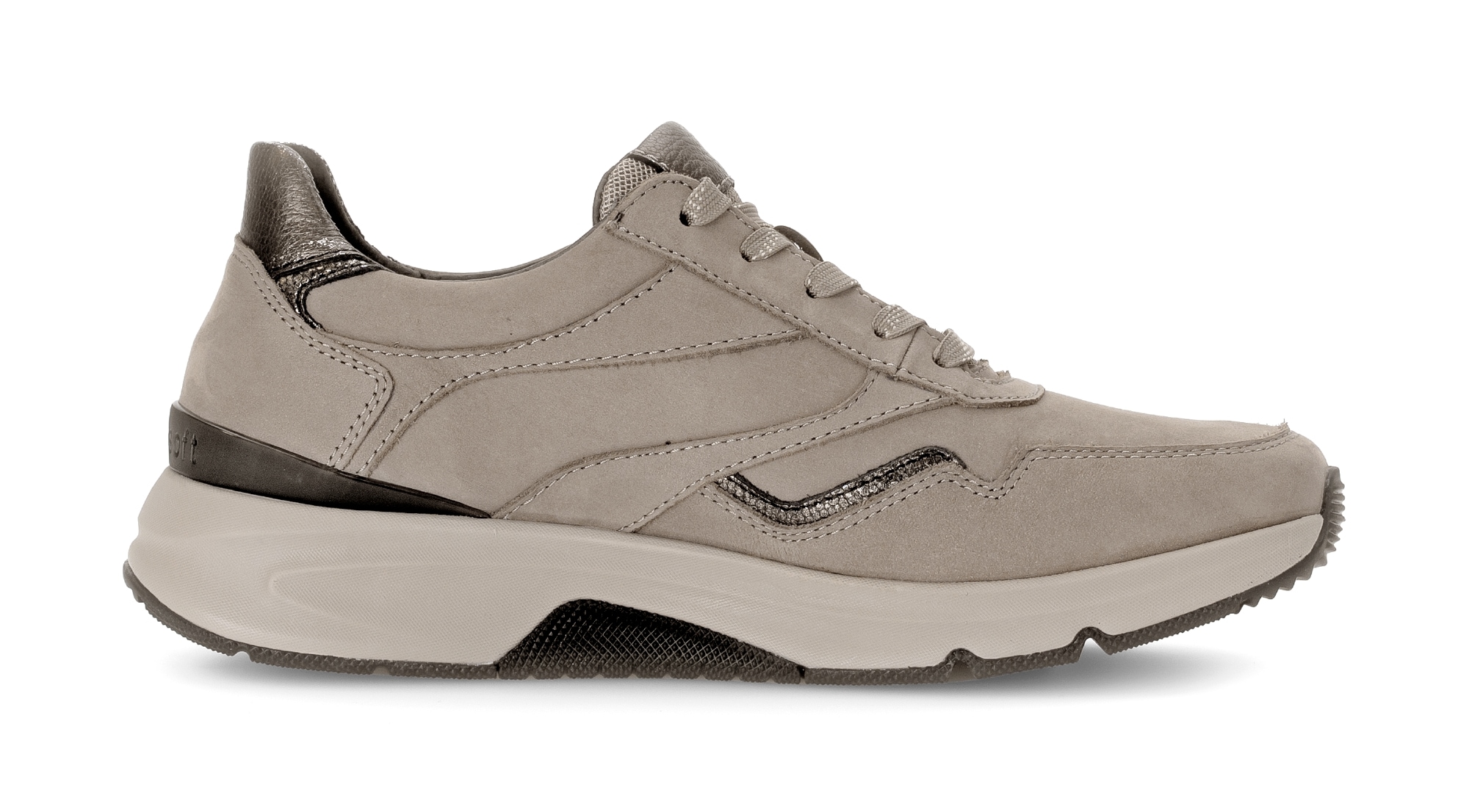 Gabor Rollingsoft Plateausneaker, Schnürschuh, Halbschuh mit der typischen rollingsoft-Laufsohle