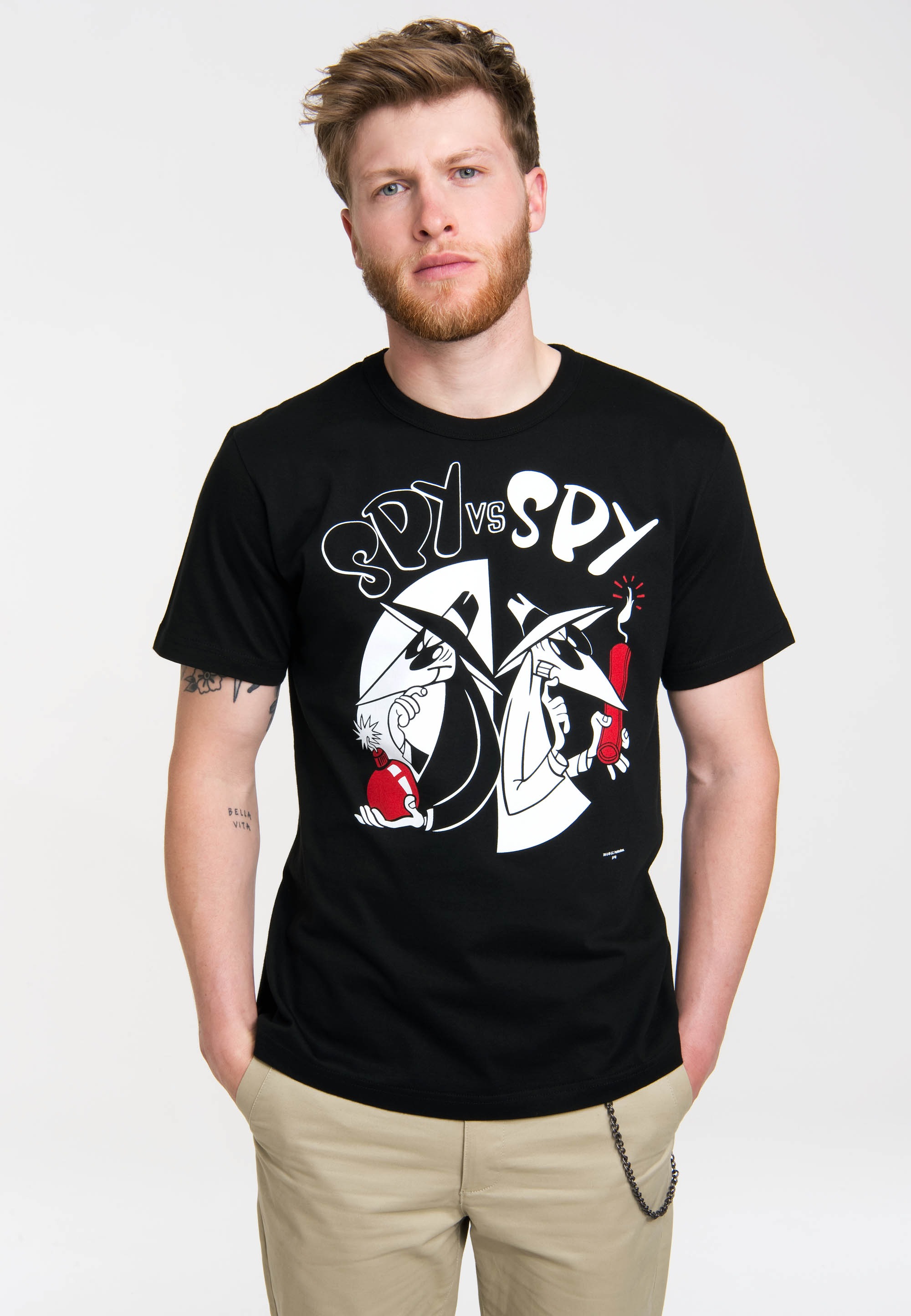 LOGOSHIRT T-Shirt "Spion und Spion - Spy vs Spy", mit tollem Frontprint günstig online kaufen