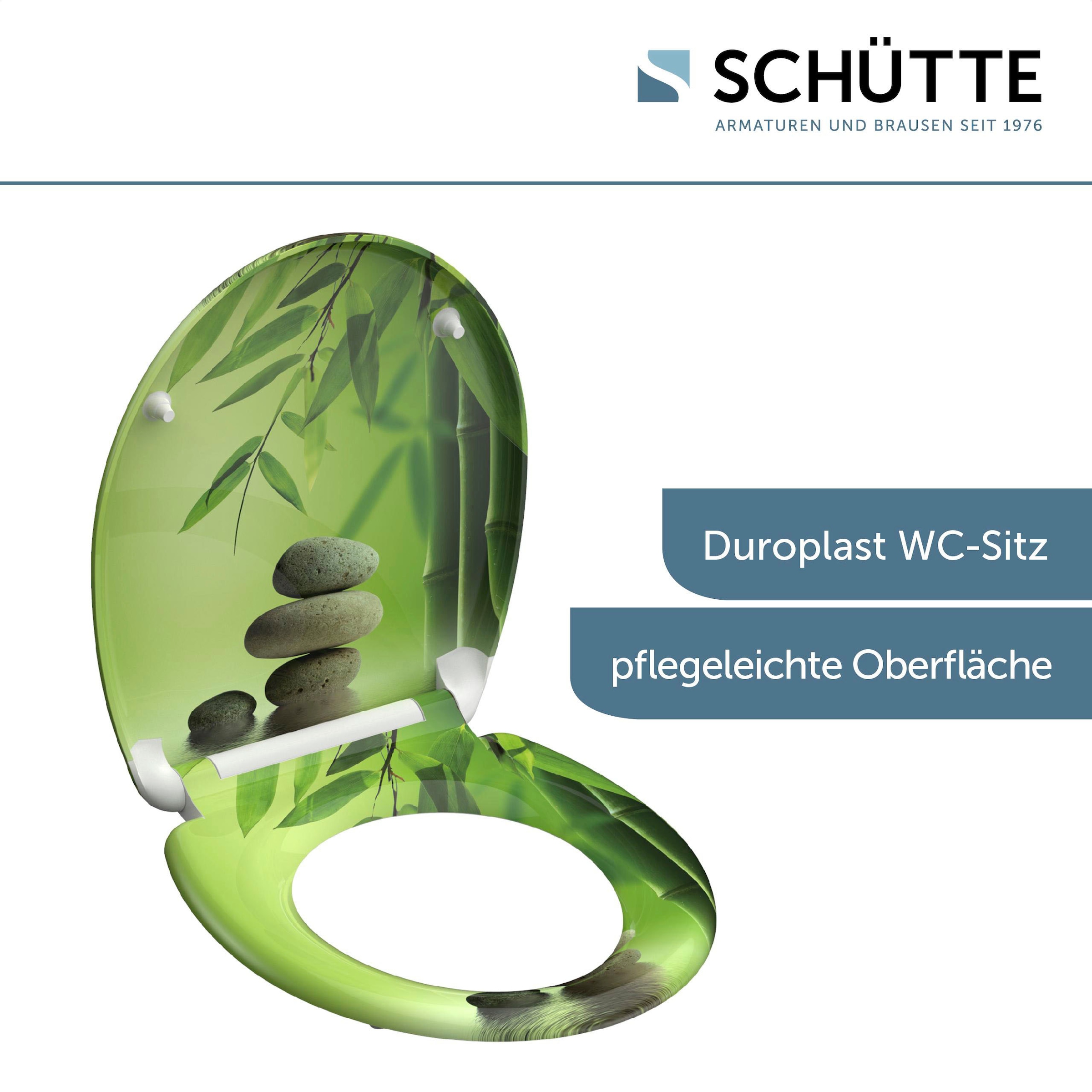 Schütte WC-Sitz »Stone«, Duroplast, mit Absenkautomatik und Schnellverschluss