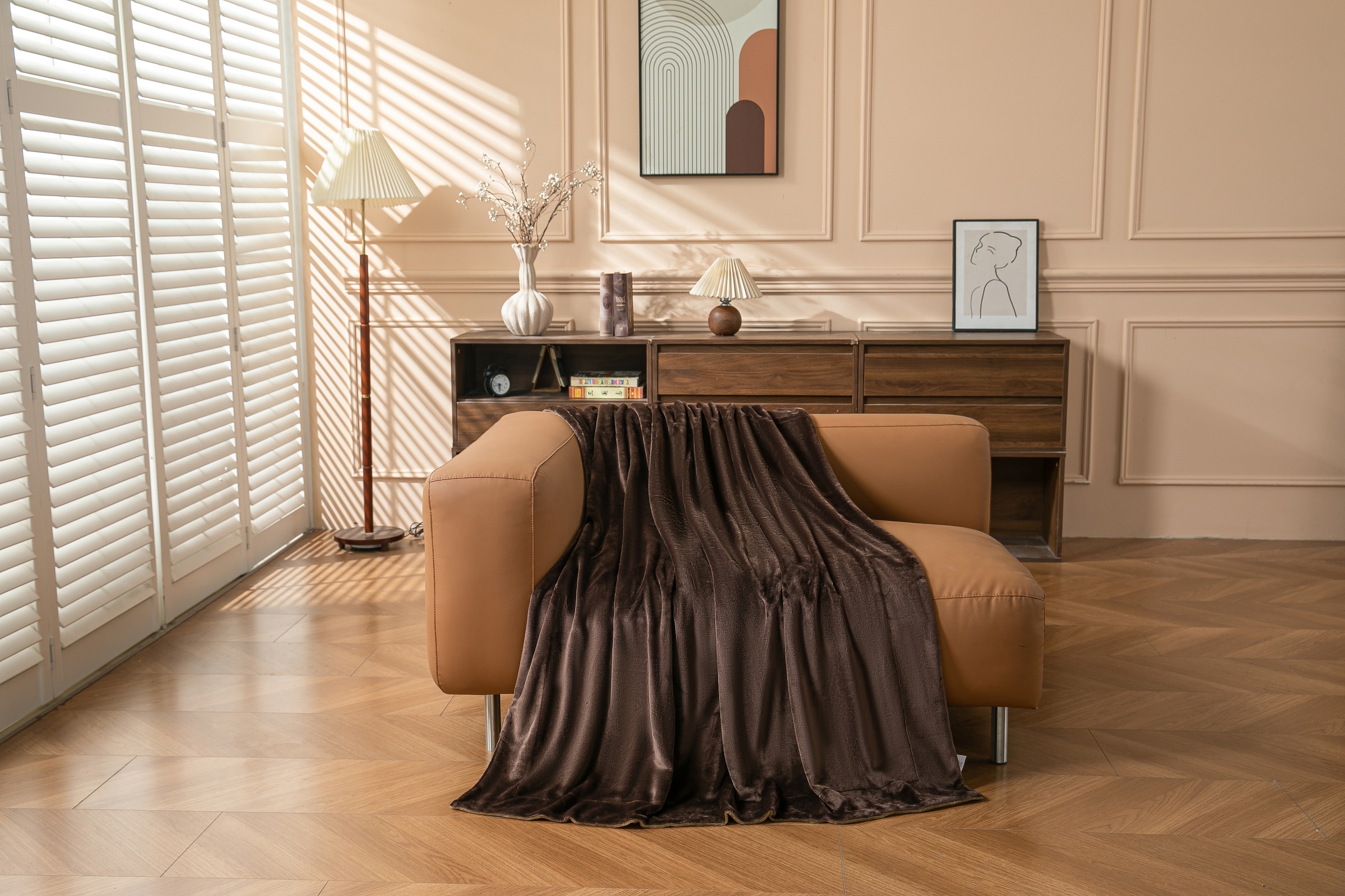 OTTO home Wohndecke »Tobbin« doppelseitige Wohndecke aus Flannel, verschiedene Größen, zweifarbig