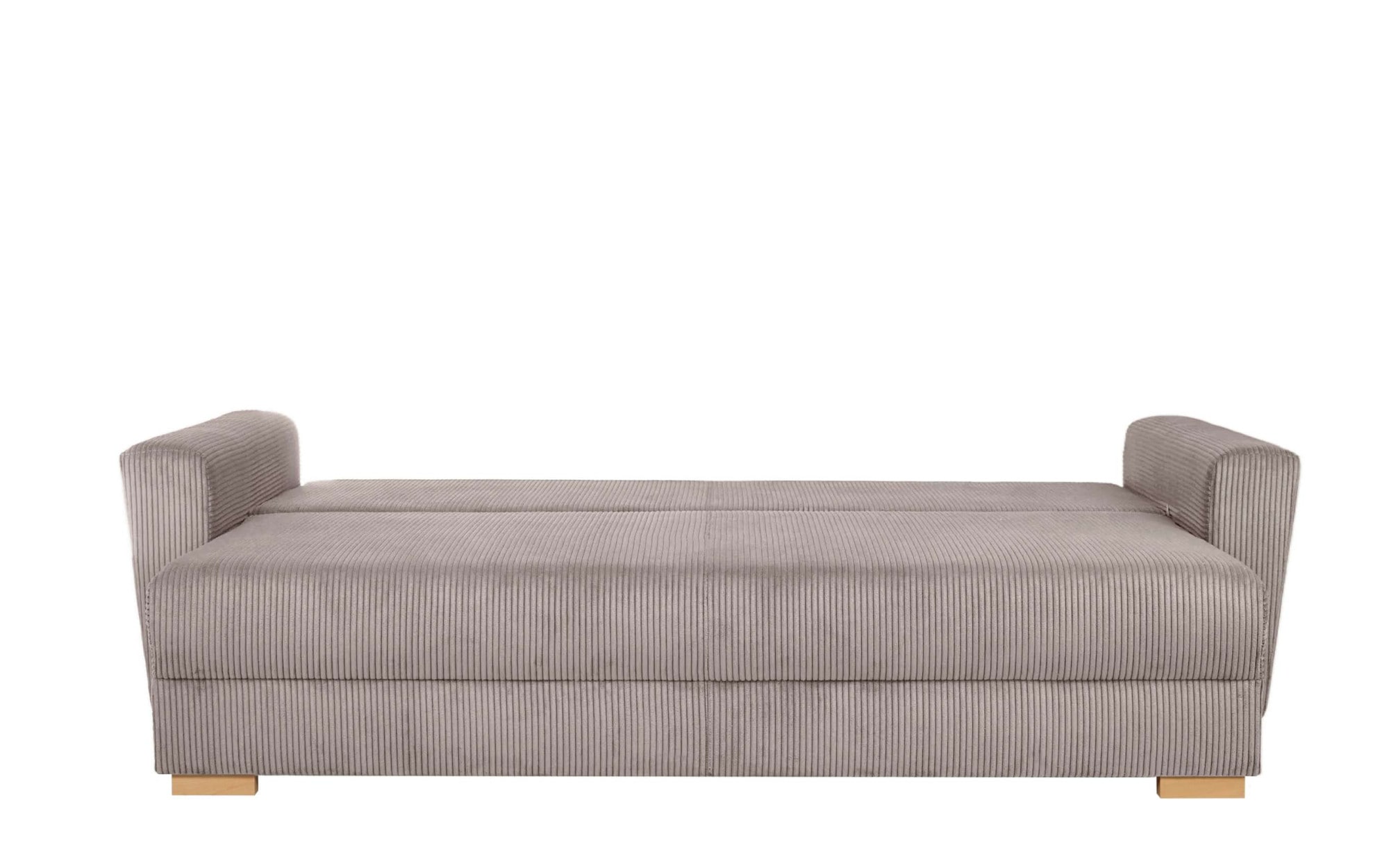 INOSIGN 3-Sitzer »MAGHERA Schlafsofa mit Bettkasten, in hochwertiger Verarbeitung«, mit Wellenunterfederung, Cord und Struktur-Bezug, B/H/T 230/92,5/79 cm