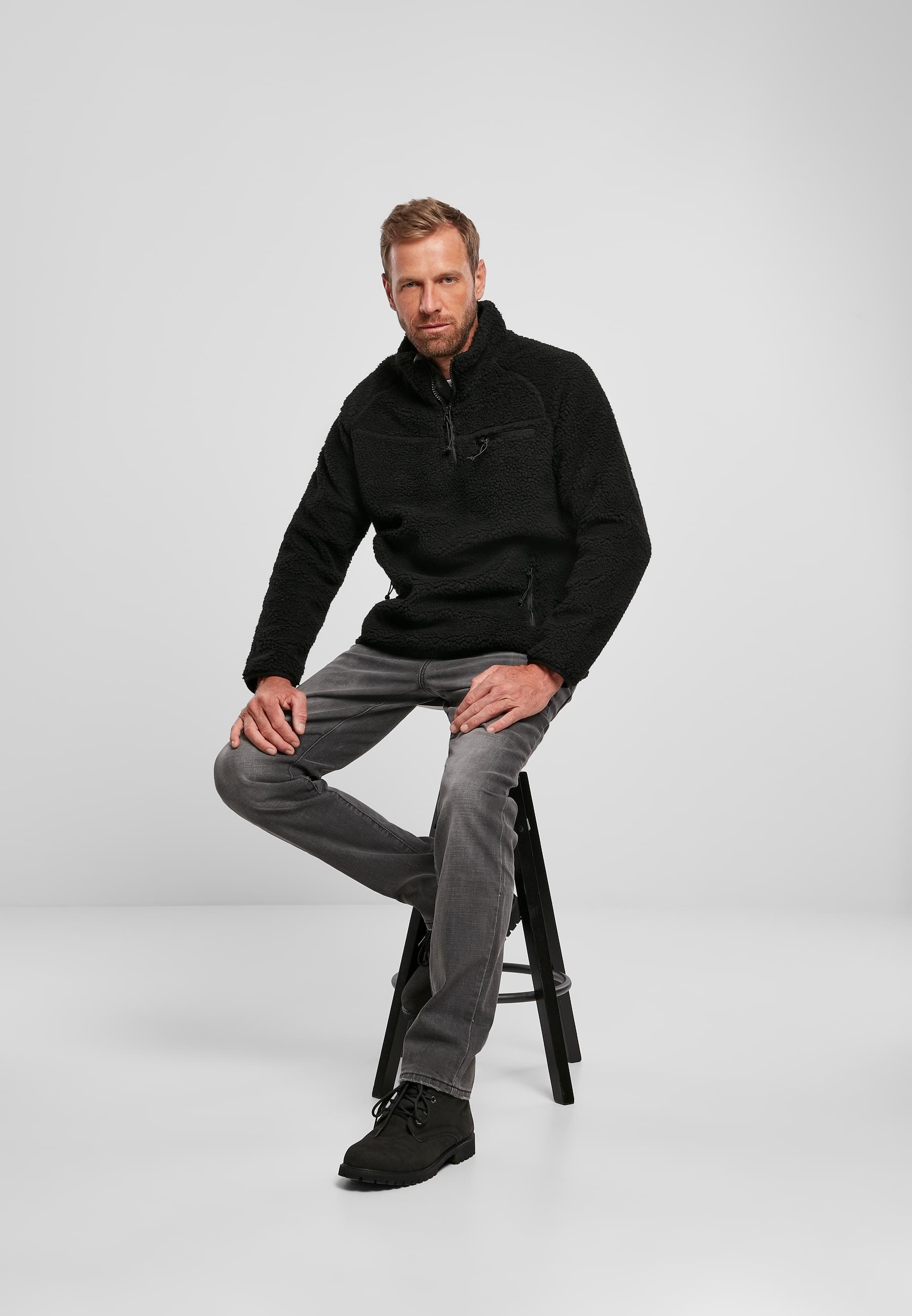 Brandit Sweatjacke »Brandit Herren Teddyfleece Troyer«
