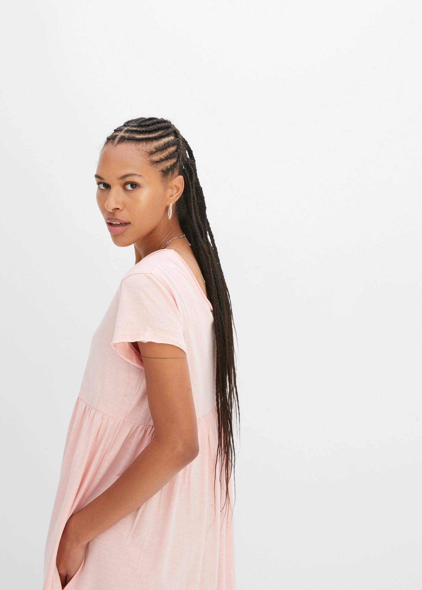 Thumbnail - bonprix Midikleid "Midikleid aus reiner Baumwolle" Midikleid aus reiner Baumwolle