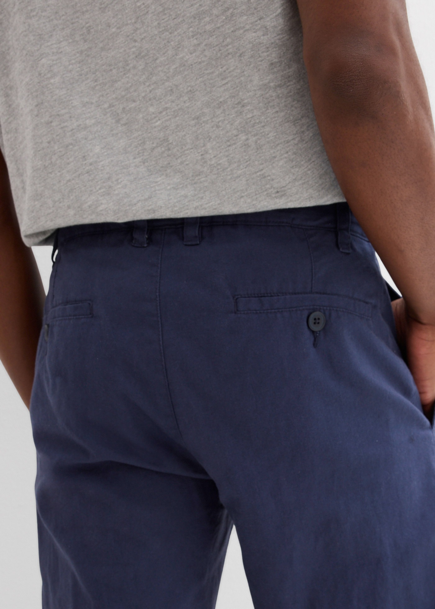 Thumbnail - bonprix Chinohose aus Leinen und Baumwolle, Regular Fit, leichte Materialqualität