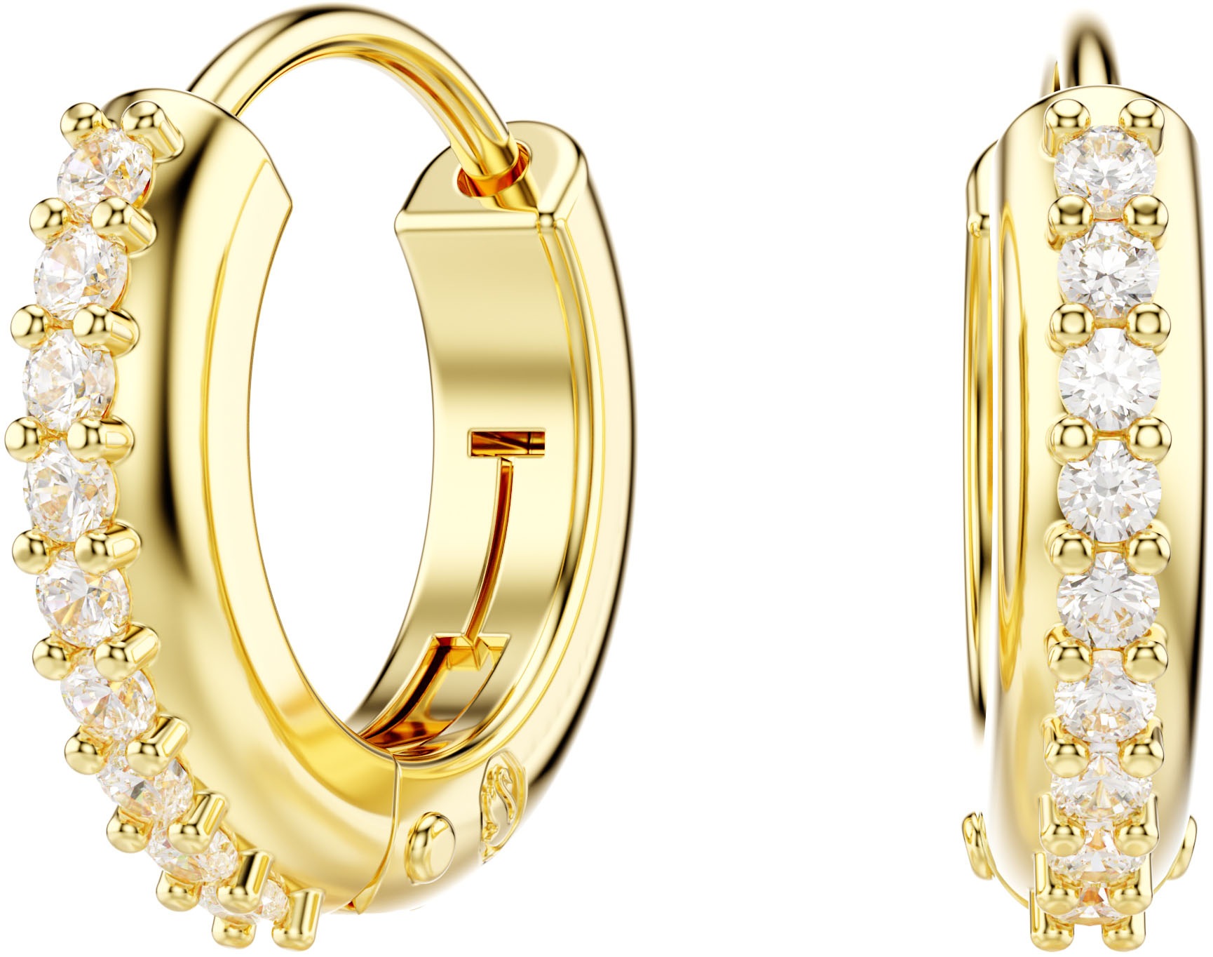 Swarovski Paar Creolen »Schmuck Geschenk Matrix Ohrringe, 5690669, 5690670, 5697228«, mit Swarovski® Zirkonia (synth.)