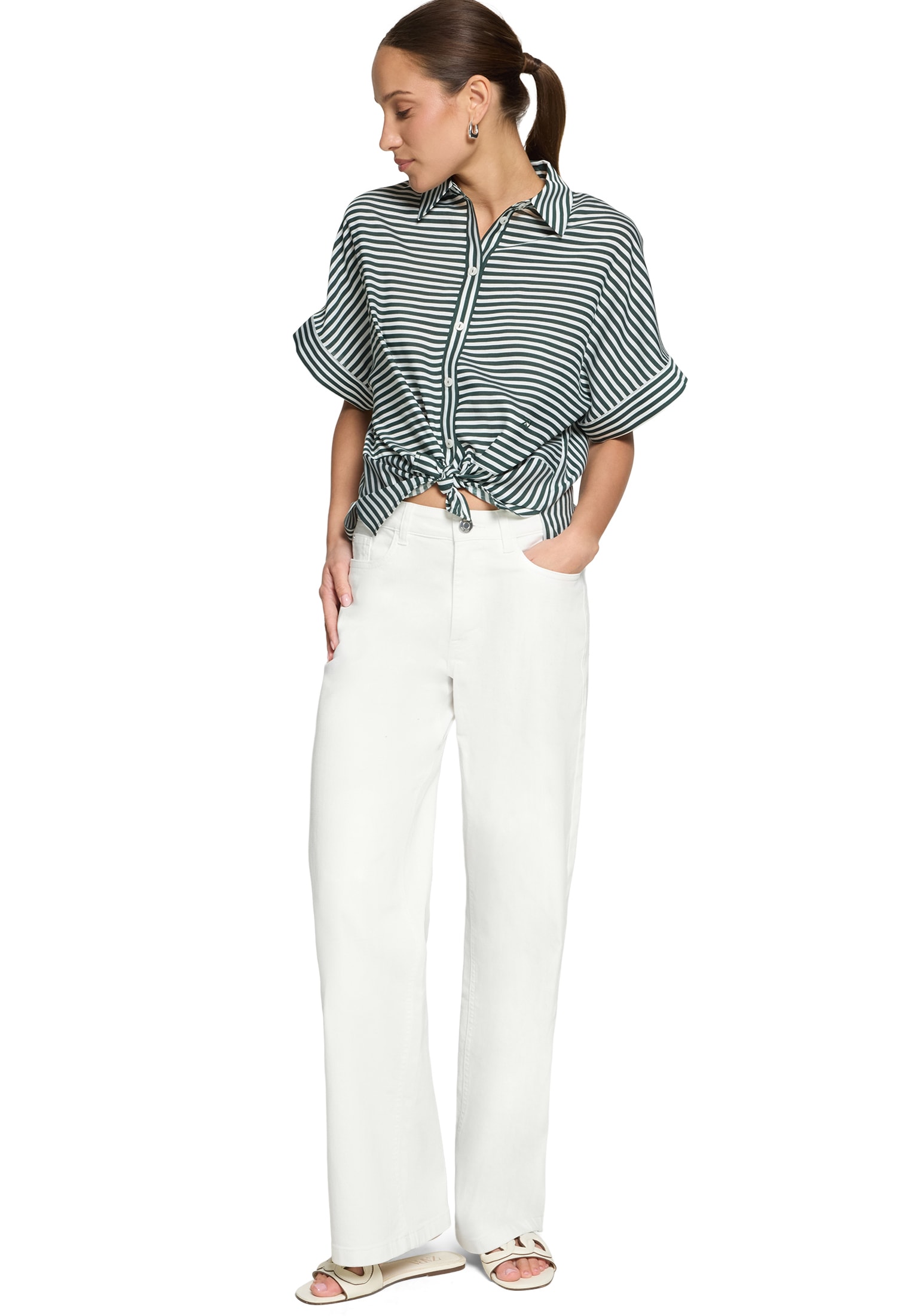 Zero Hemdbluse »Damen mit Streifen«