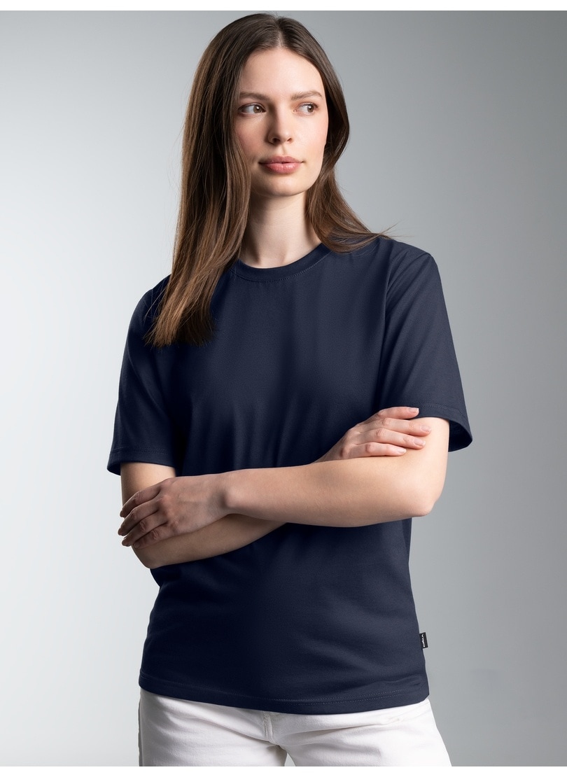 Trigema T-Shirt "TRIGEMA T-Shirt aus 100% Baumwolle" 1 Stk.