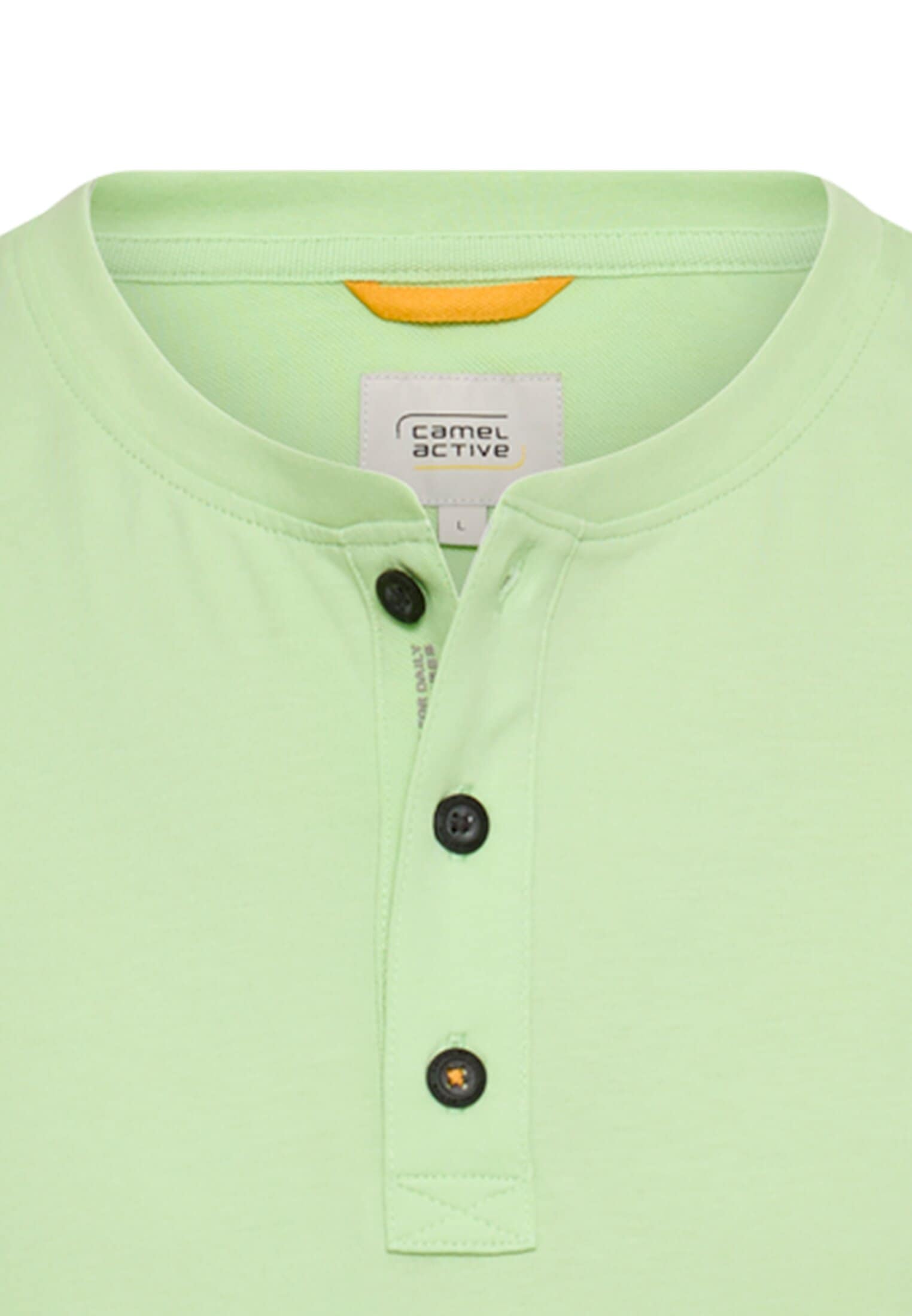 camel active Henleyshirt mit Knopfverschluss