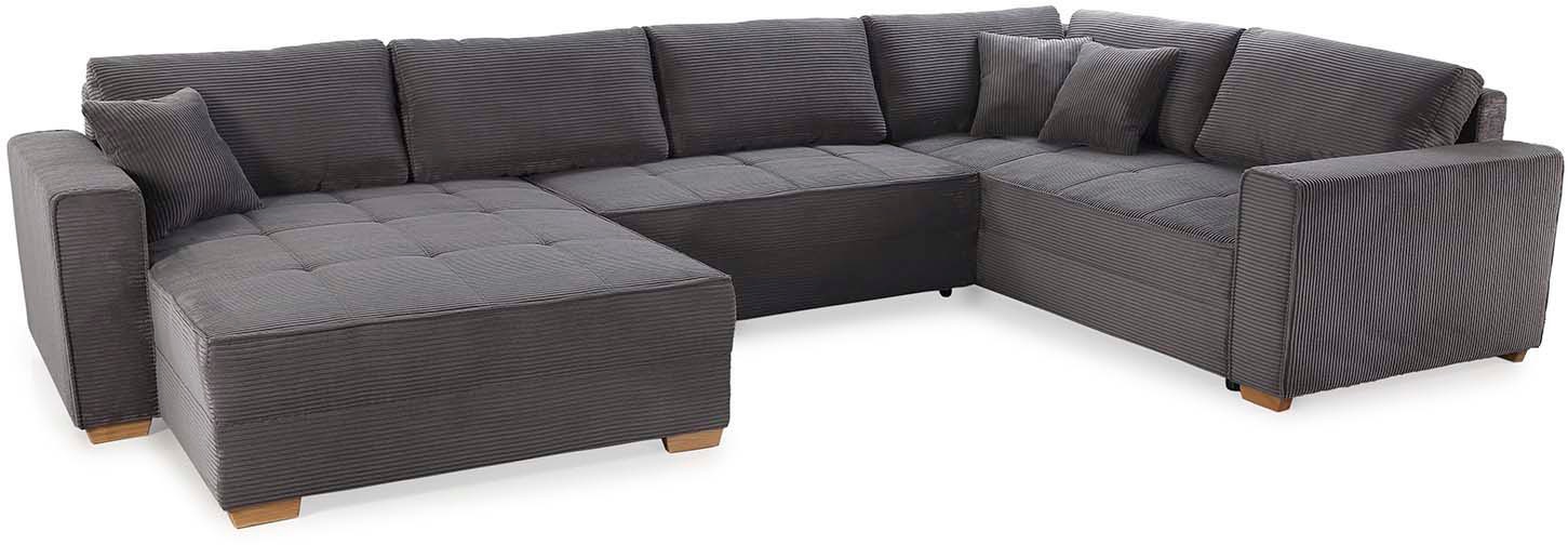 Thumbnail - Jockenhöfer Gruppe Wohnlandschaft "Brixen U-Form" Bettfunktion, Bettkasten, Ottomane ist links oder rechts montierbar