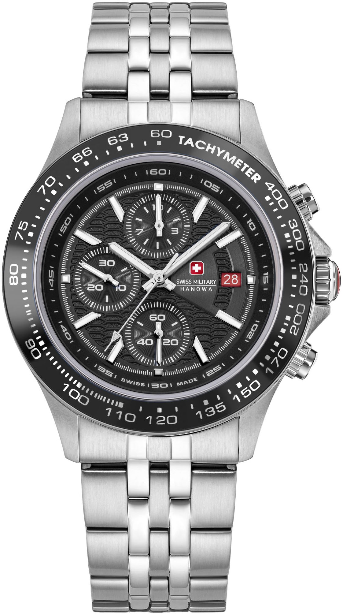 Chronograph »WATCHMAN«, Quarzuhr, Herrenuhr, Datum, Stoppfunktion, Saphirglas, Swiss Made