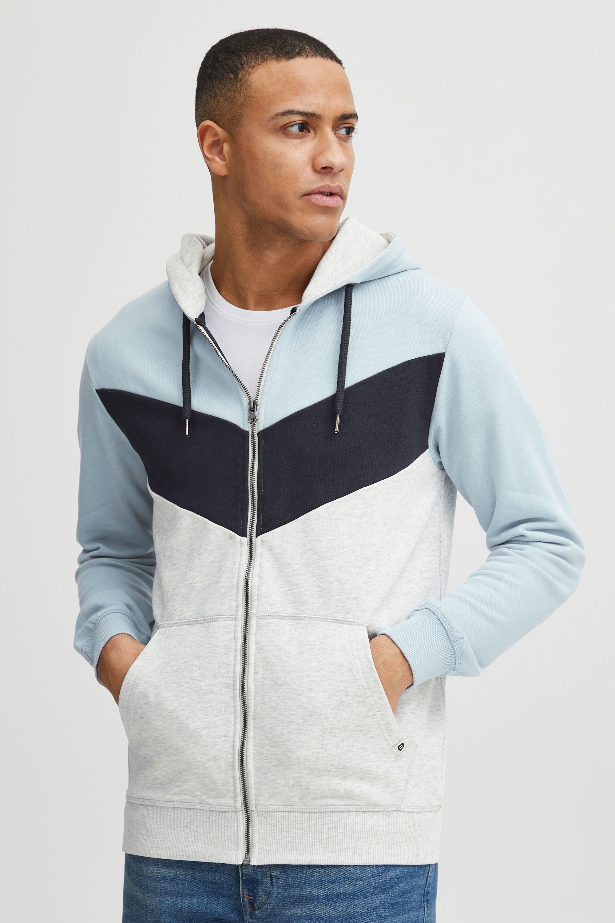 Indicode Kapuzensweatjacke "Kapuzensweatjacke IDPock" günstig online kaufen