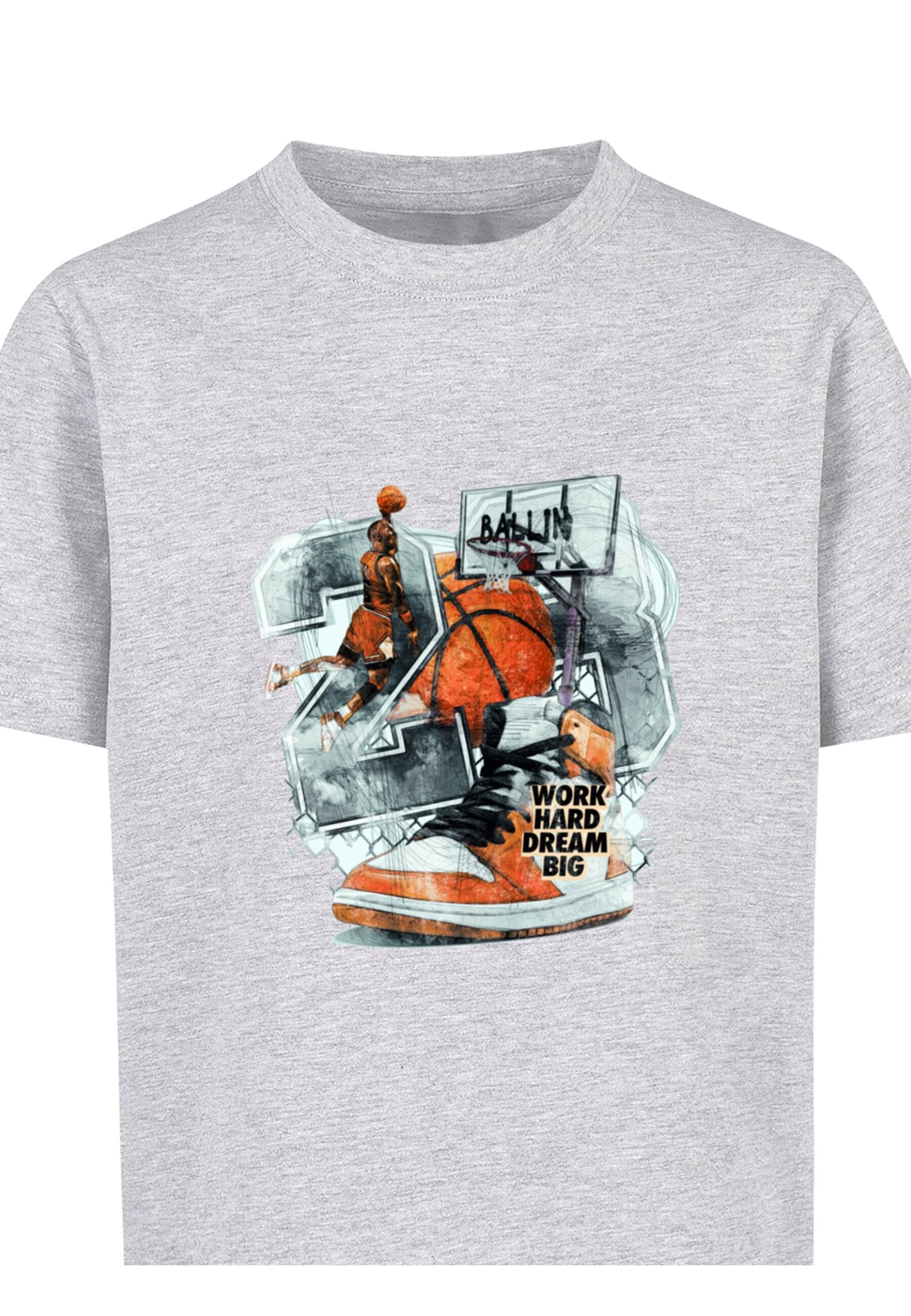 MisterTee T-Shirt »MisterTee Herren Kids Vintage Ballin Tee«, (1 tlg.)