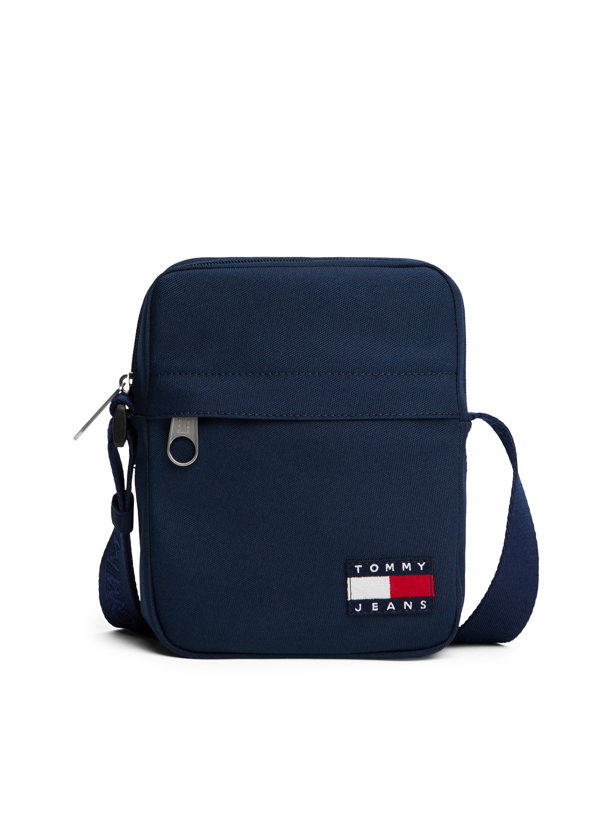 Tommy Jeans Umhängetasche "TJM ESS DAILY REPORTER" Men Schultertasche, Freizeitasche mit Tommy Jeans Flaggen-Aufnäher