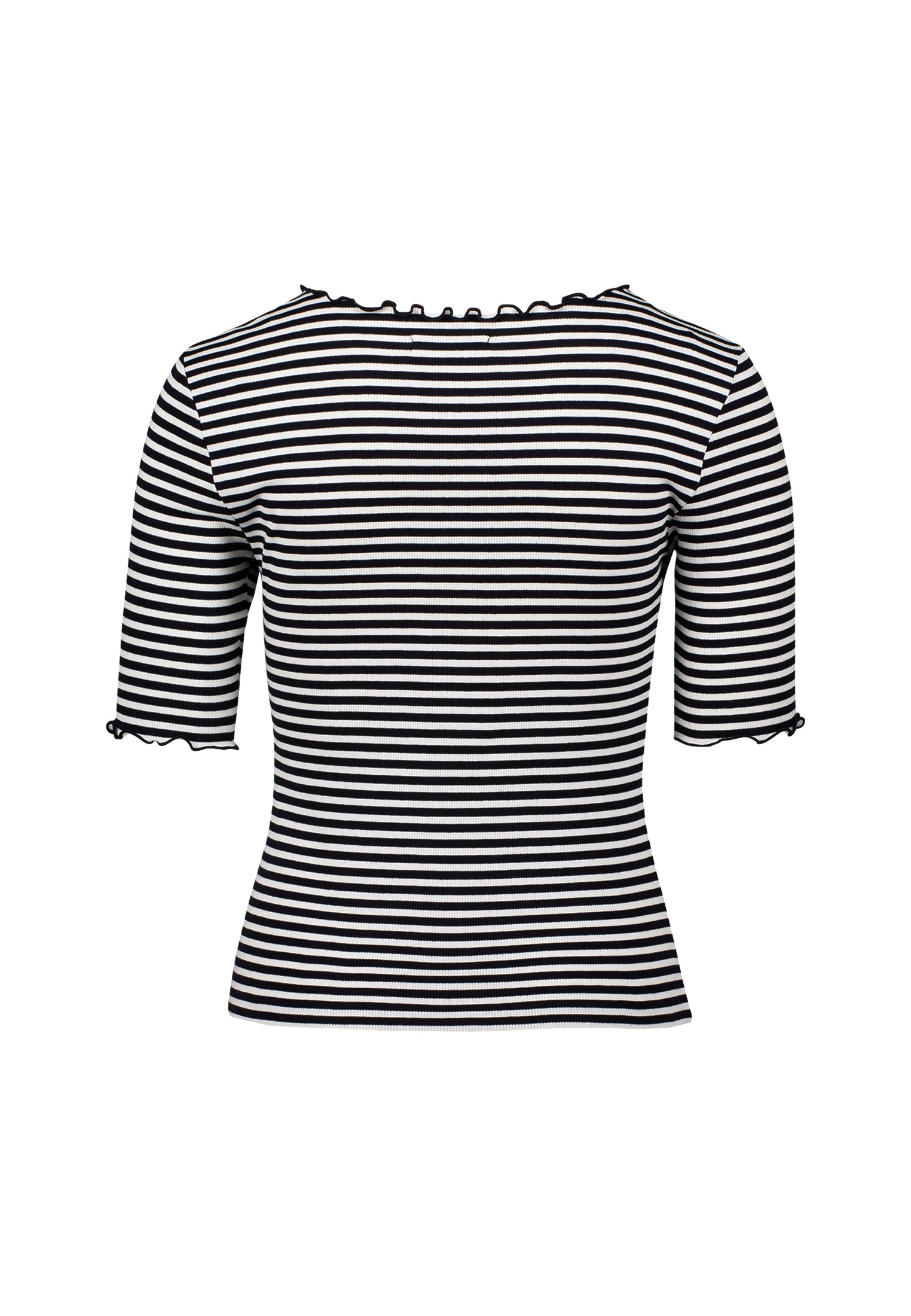 Zero 3/4-Arm-Shirt »zero Streifenshirt mit Ringelsaum«, (1 tlg.), weiteres Detail