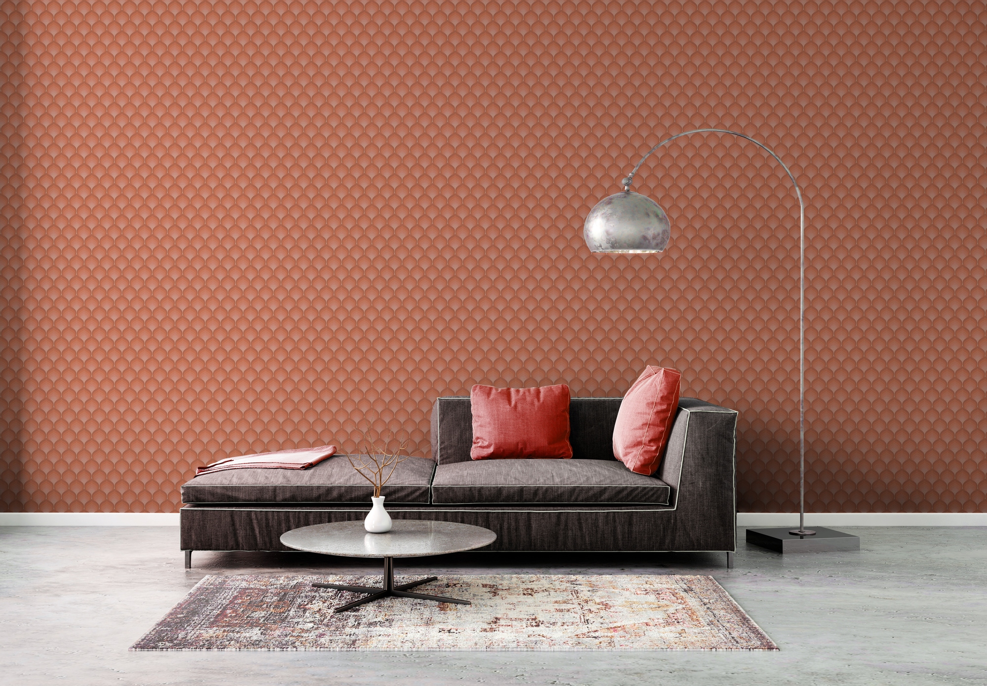 A.S. Création Vliestapete "Retro Chic Grafik-Tapete Mustertapete Retro 3D" matt strukturiert Vintage Vliestapete für Schlafzimmer Küche Wohnzimmer Grafik Design