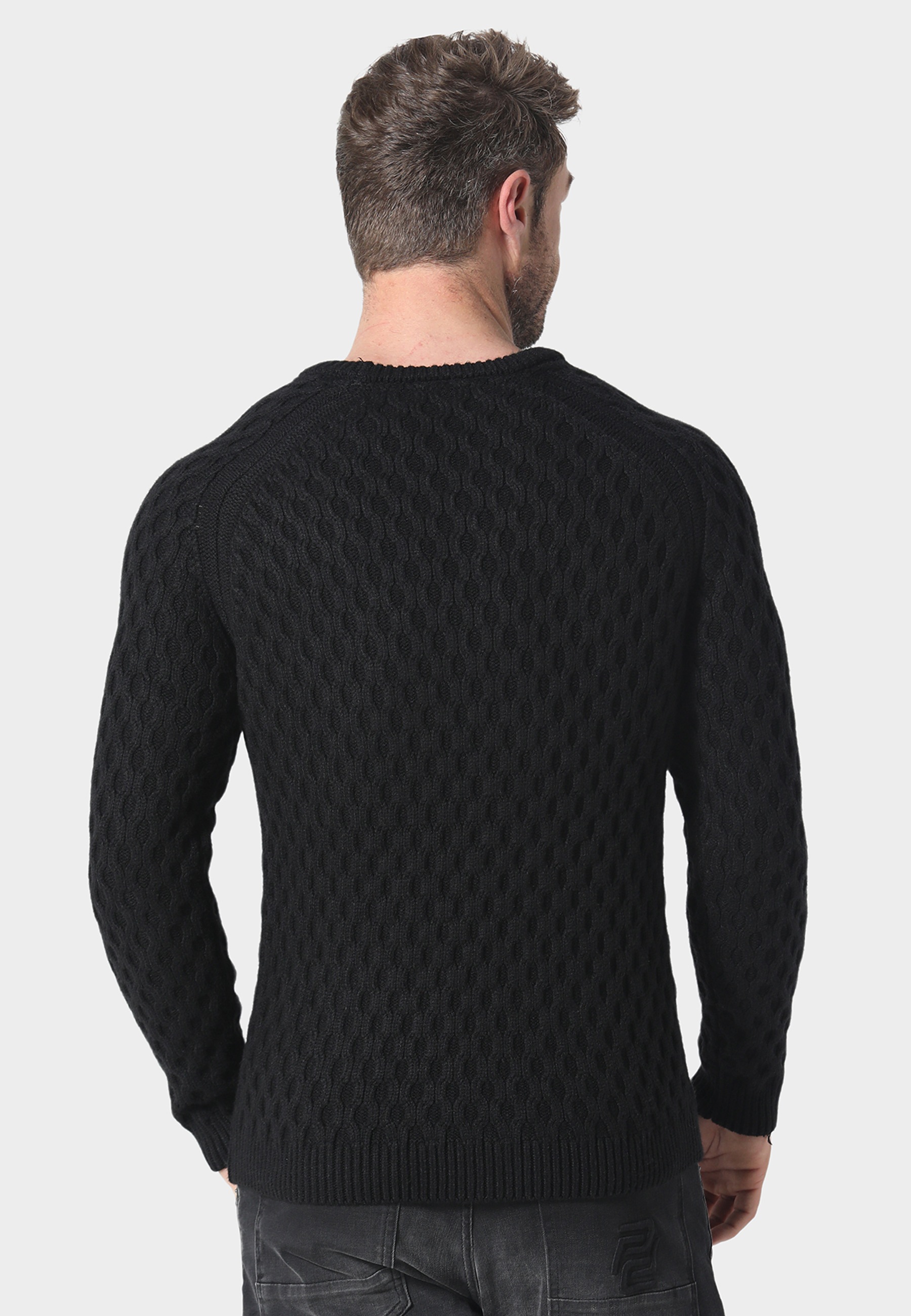 883Police Rundhalspullover »883 Police WOODSON KNITWEAR« 1