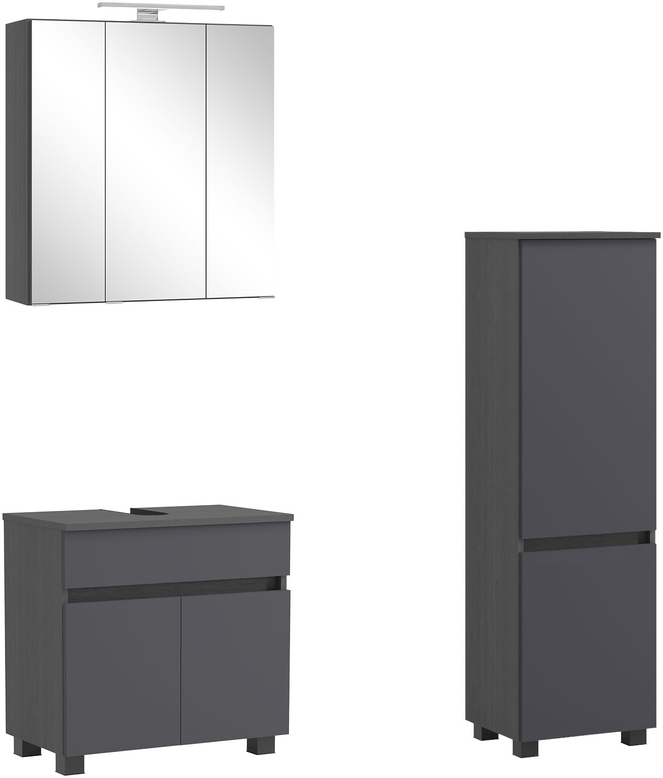 OTTO home 1100000002199 "BOZEN, 3-tlg. Unterbecken-Set - Midischrank"