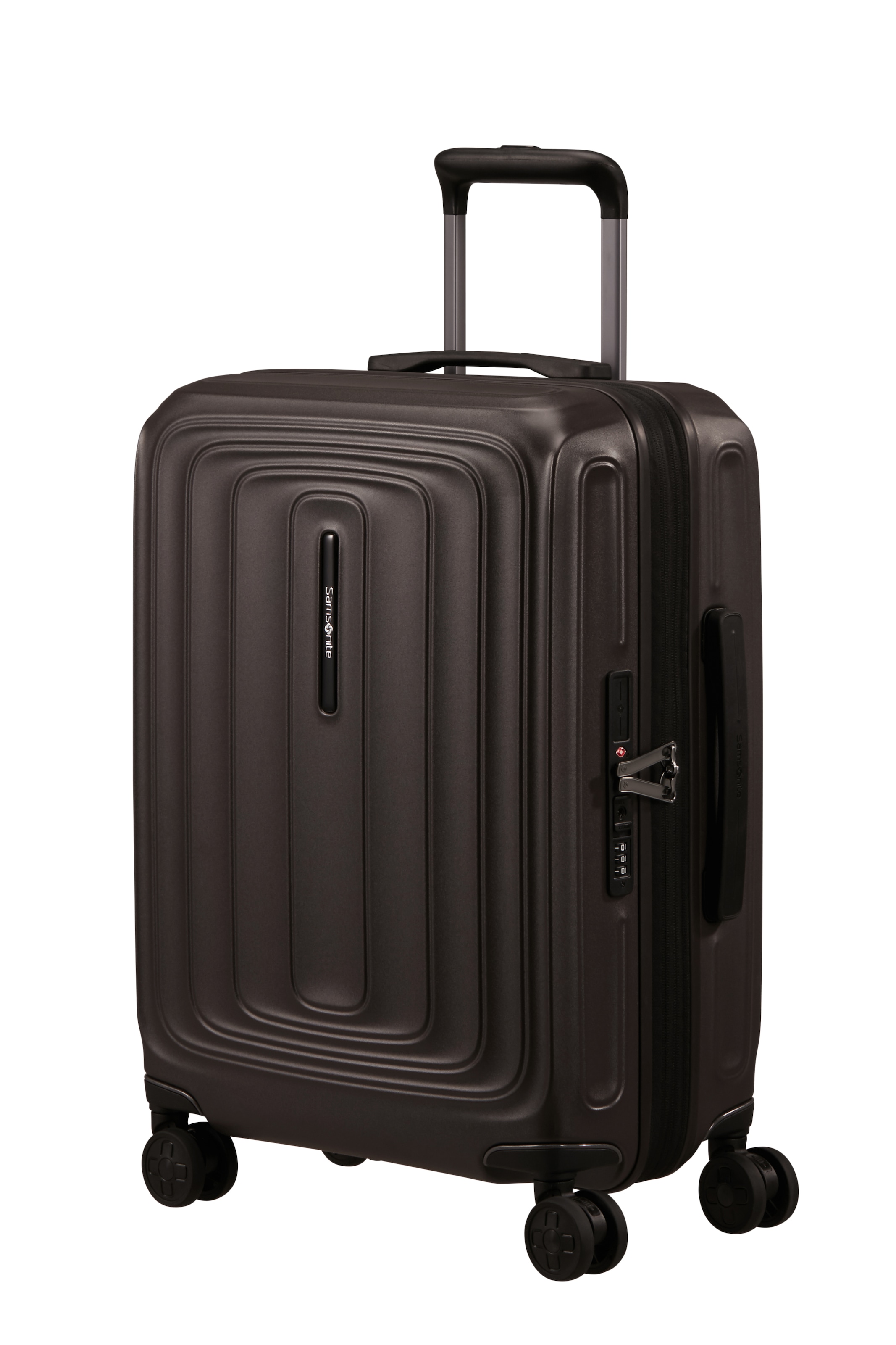 Samsonite "2WANDER" 40 l 4 Rollen aus robustem Polycarbonat, mit Adressetikett und Dehnfalte