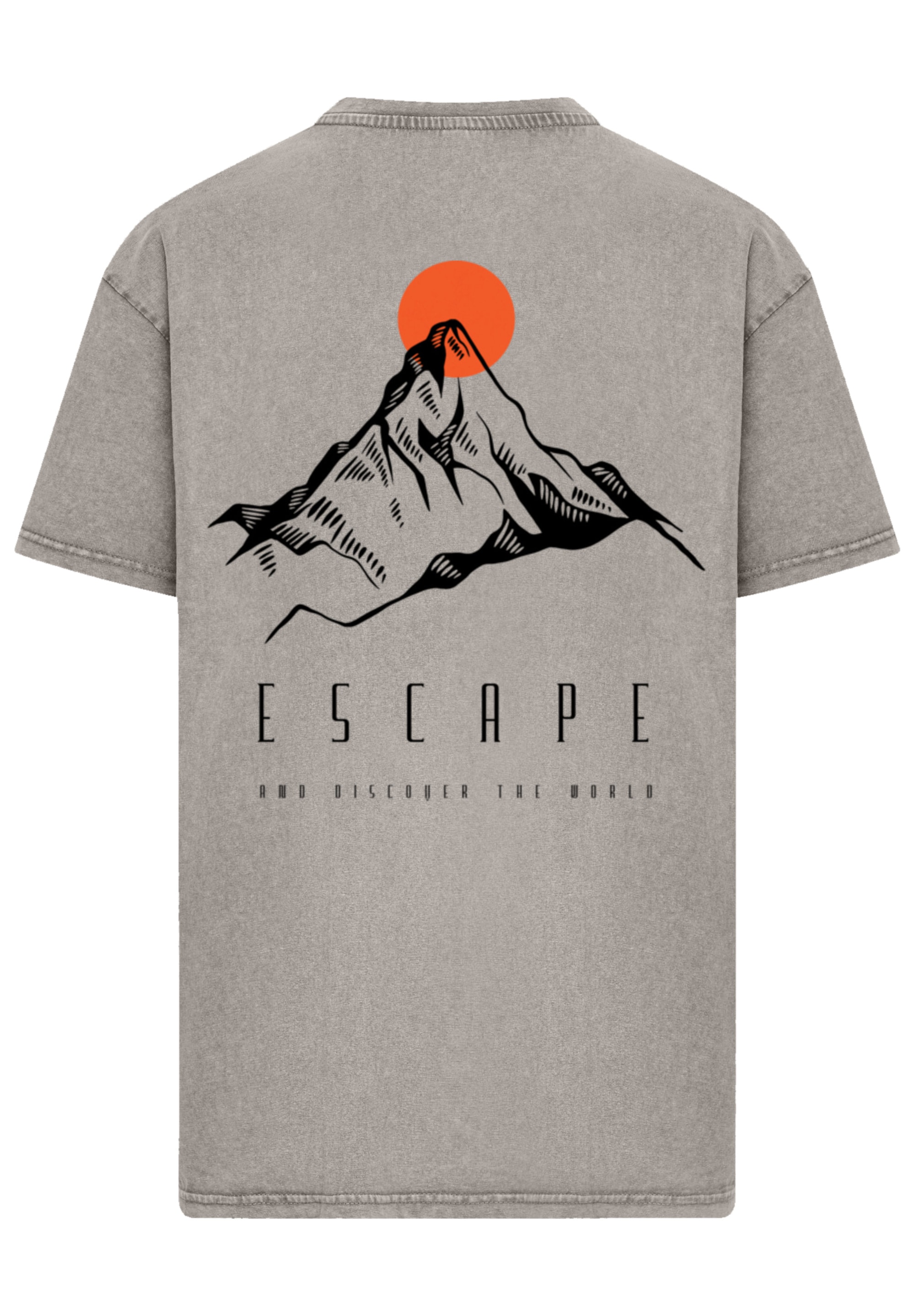 F4NT4STIC T-Shirt »Oversize Escape Discover the World Mountain«, Premium Qualität, ESCAPE Collection