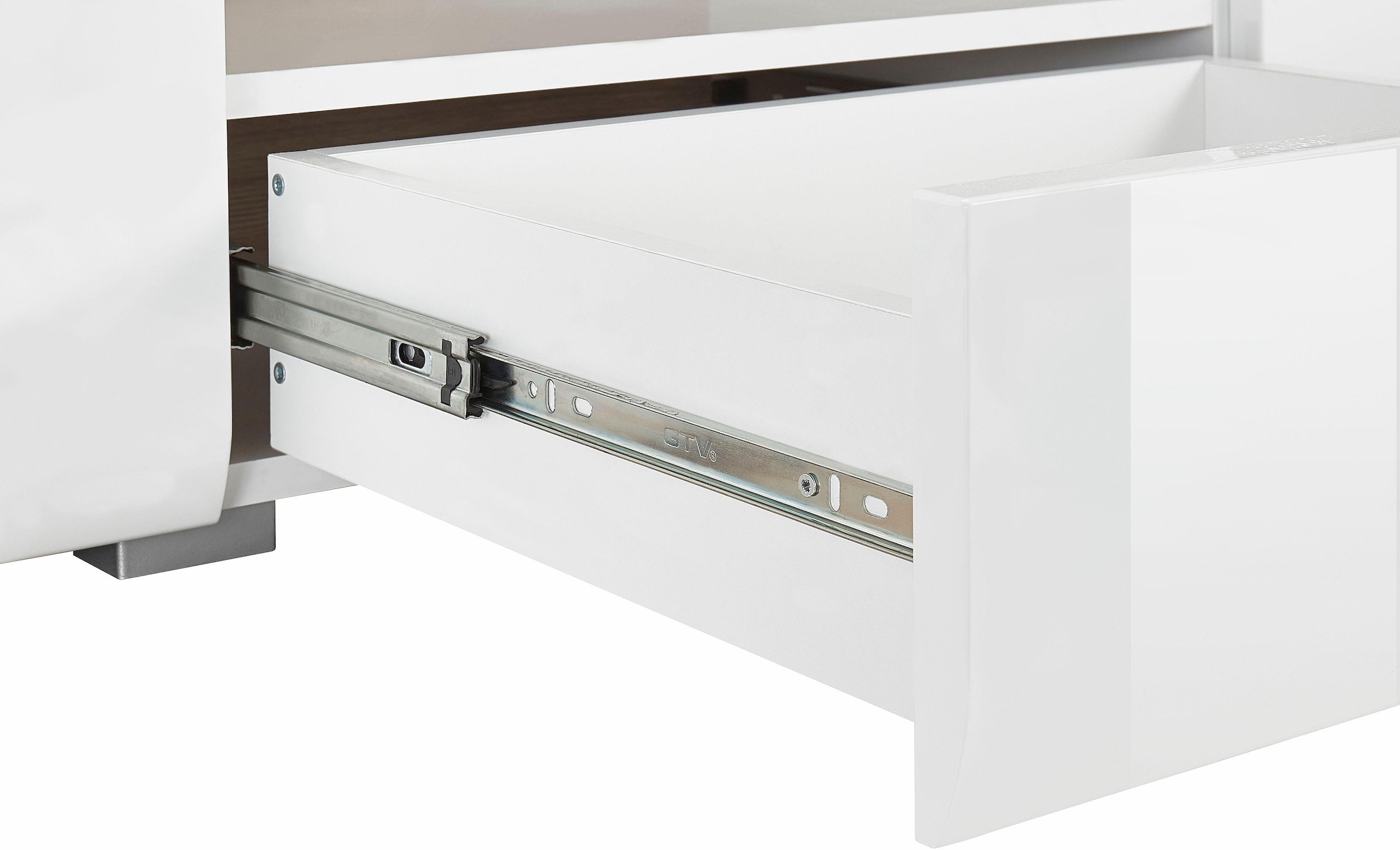 INOSIGN Lowboard »Toledo,Breite 209cm, trendige TV-Schrank mit dekorative Fräsungen«, TV-Board ohne Beleuchtung, TV-Kommode mit viel Stauraum