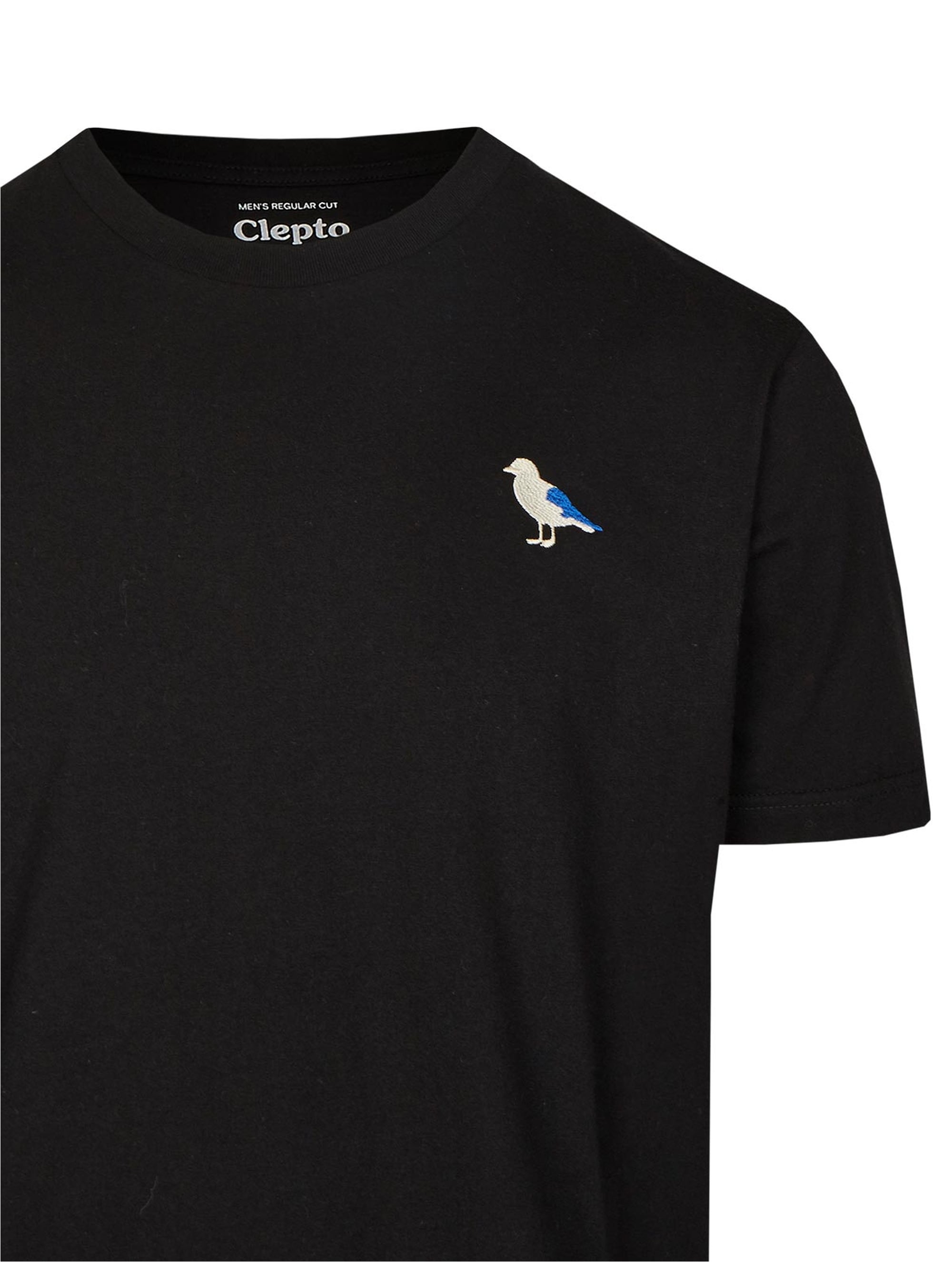 Cleptomanicx T-Shirt »Embro Gull«, (1 tlg.), mit Gull-Stickerei