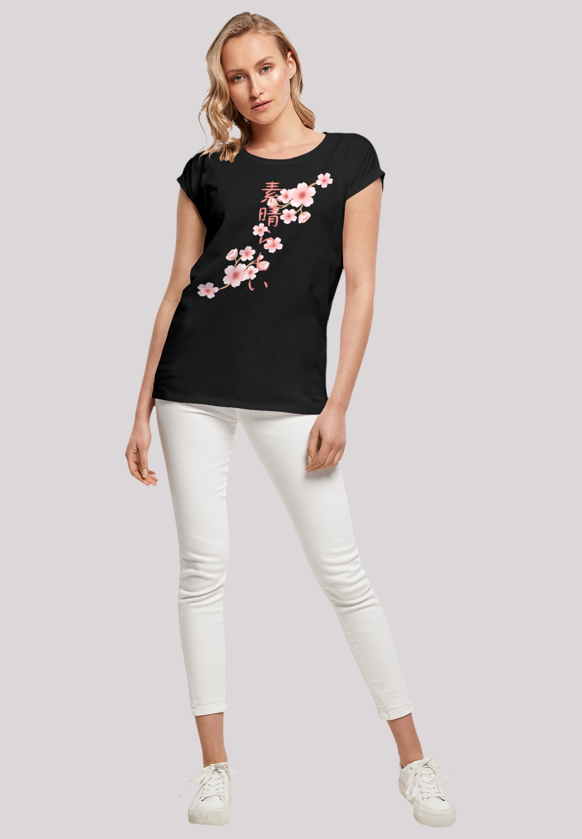 F4NT4STIC T-Shirt »Kirschblüten Asien«, Print