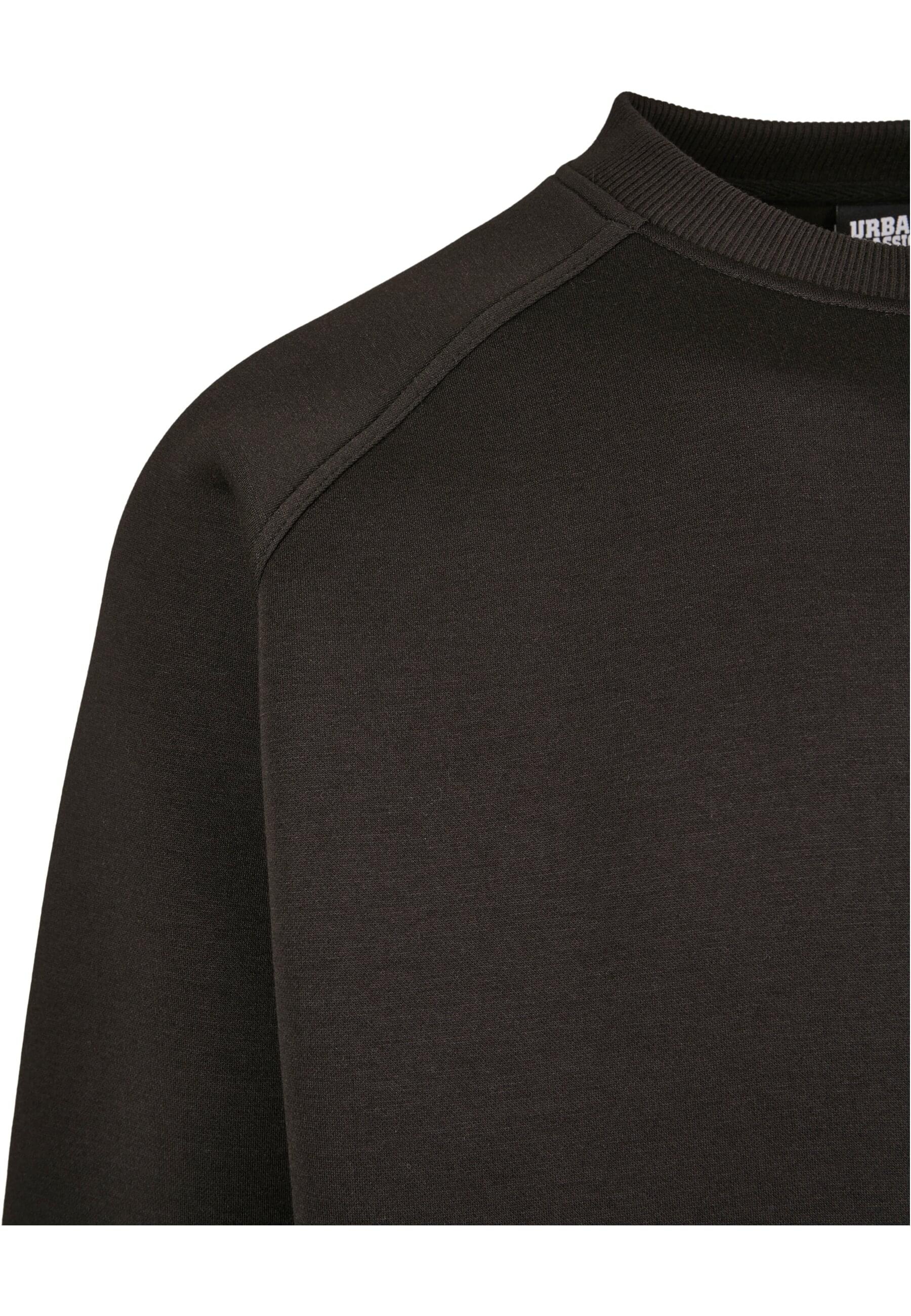URBAN CLASSICS Rundhalspullover »Urban Classics Herren Raglan Zip Pocket Crew«, (1 tlg.)