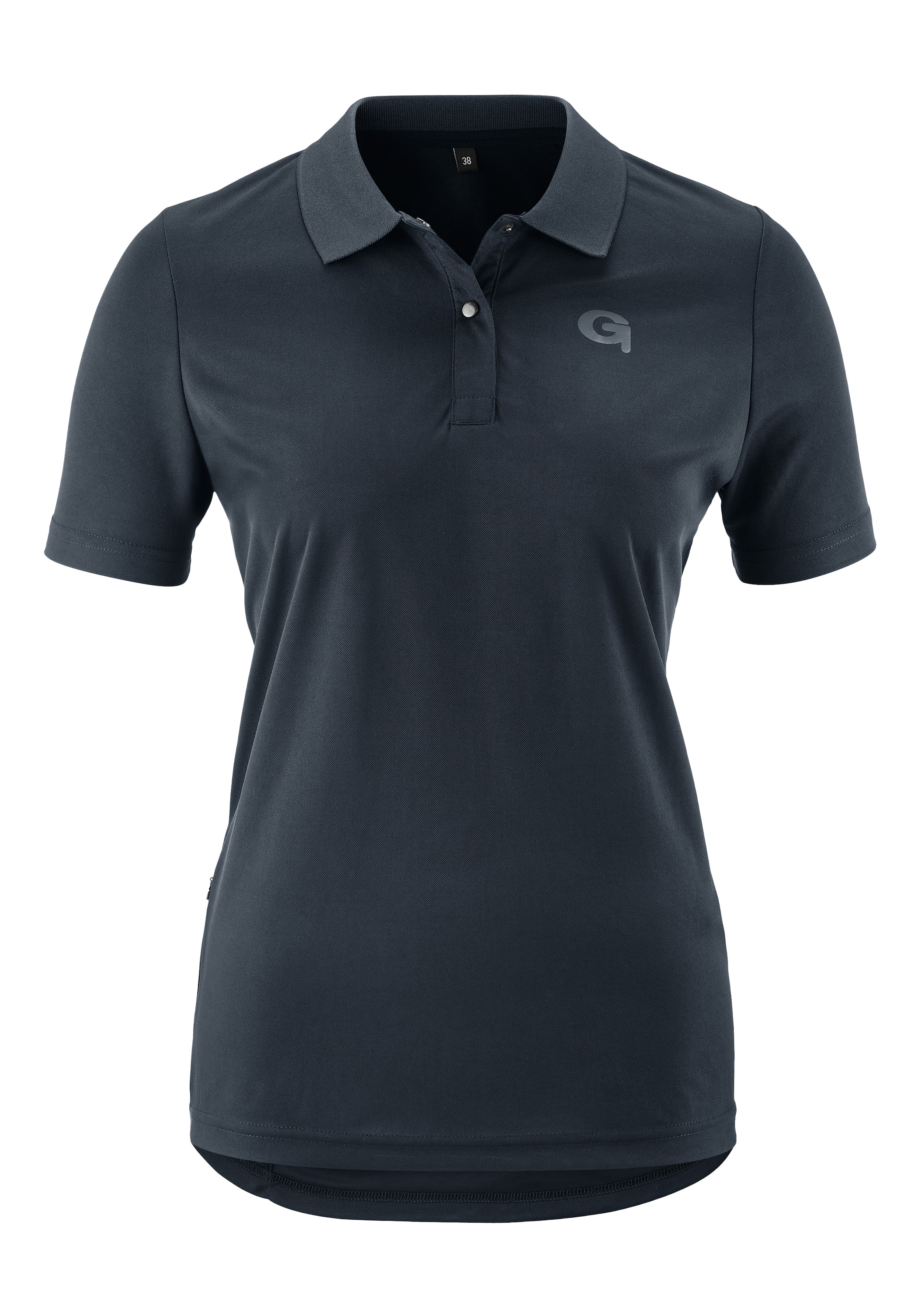 Gonso Radtrikot "Pederoa", Damen Radshirt, Polo-Shirt mit Spitzkragen, mit Rückentasche