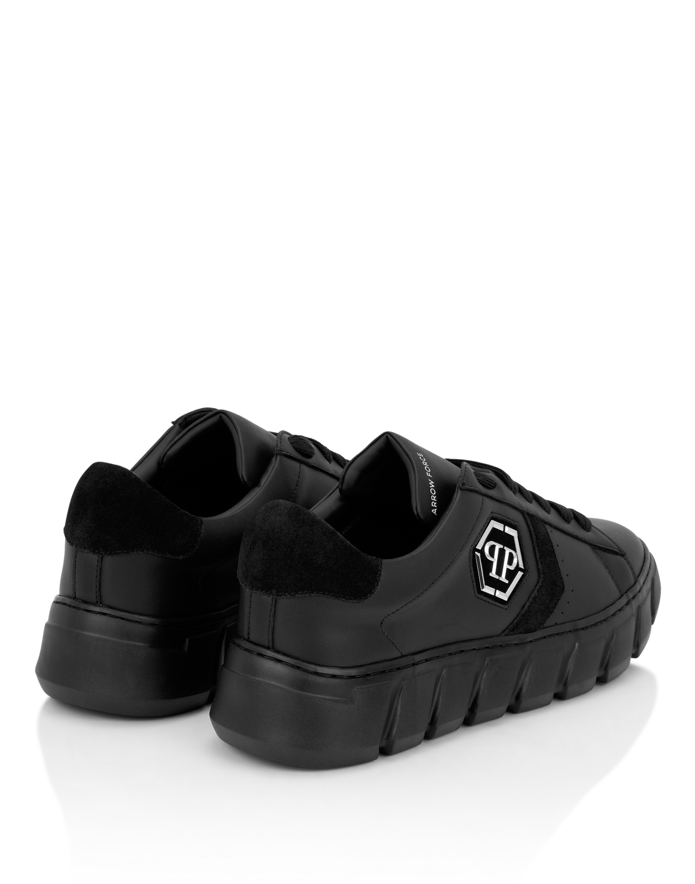 Sneaker PHILIPP PLEIN "Hexagon", Damen, Gr. 35, Normalschaft, 0202, schwarz, schwarz, Schuhe Sneaker 3
