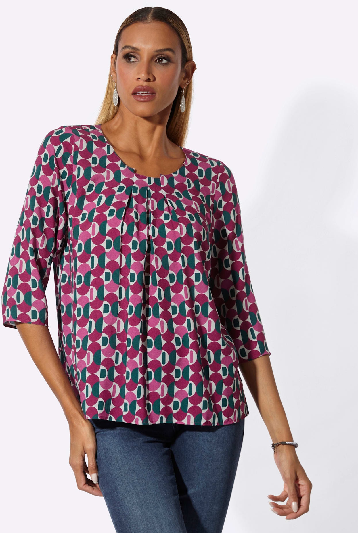 creation L Druckbluse