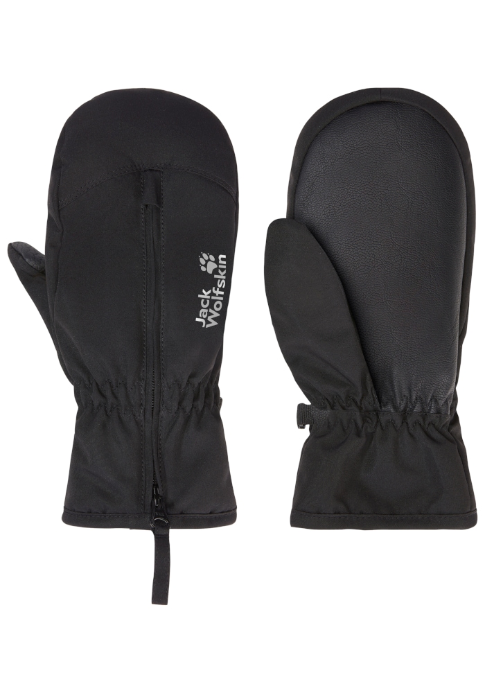 Jack Wolfskin Fäustlinge "EASY ZIP MITTEN K" für Wandern und Sportmode, aus Polyester, sportliches Design