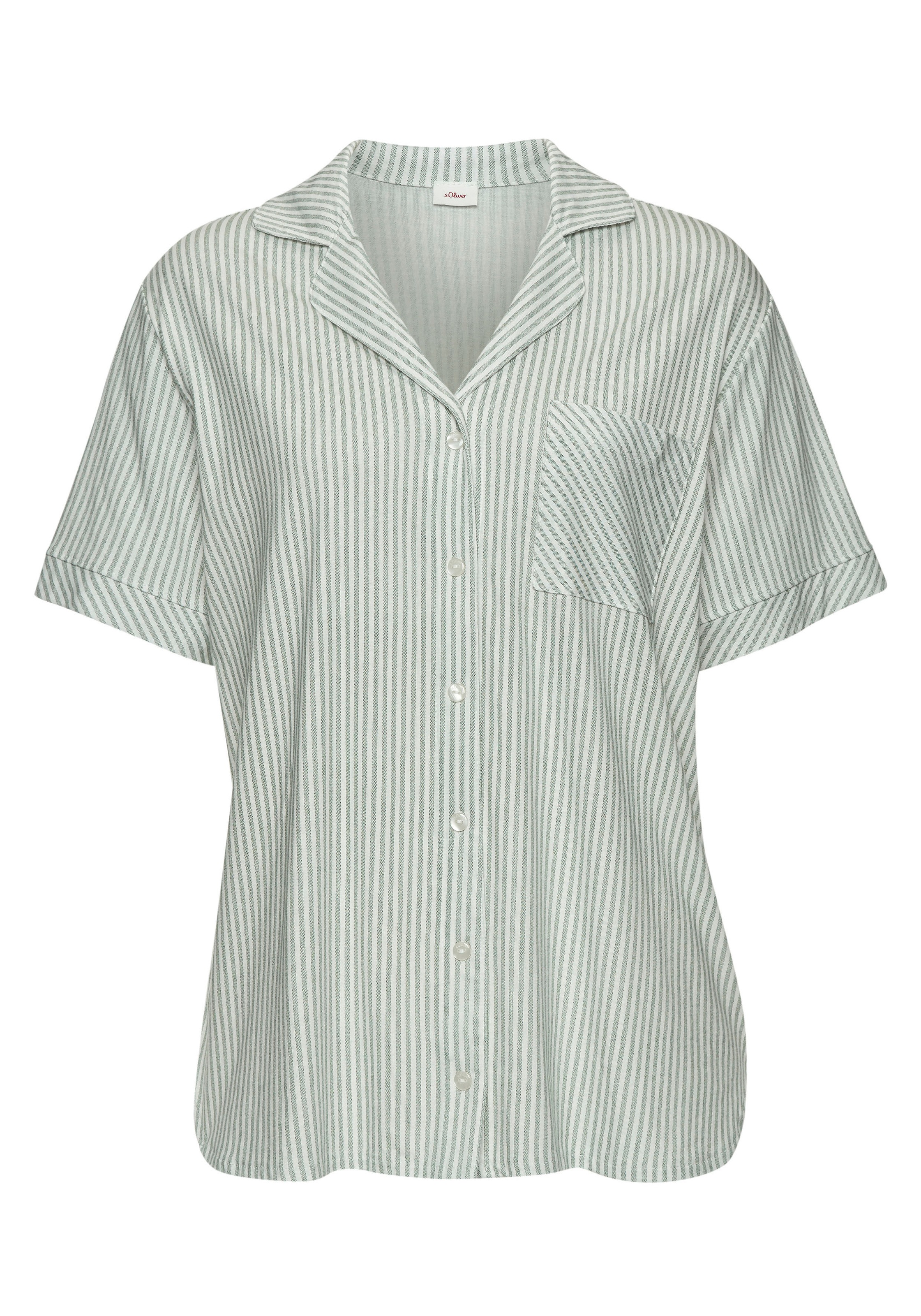 s.Oliver Pyjamaoberteil 1 tlg. mit aufgesetzter Brusttasche günstig online kaufen